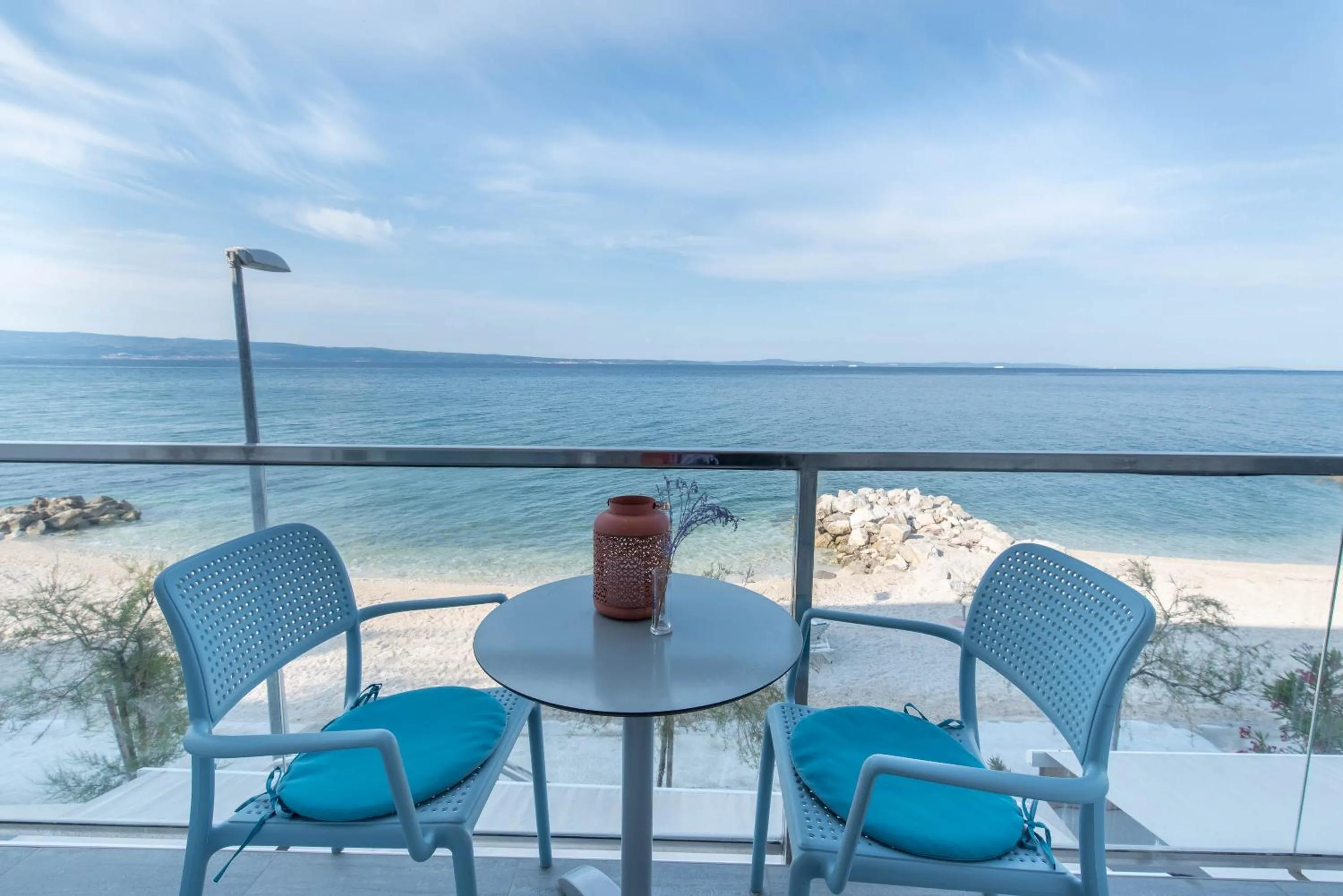 Balcony/Terrace in Beachfront Apartments Zanic