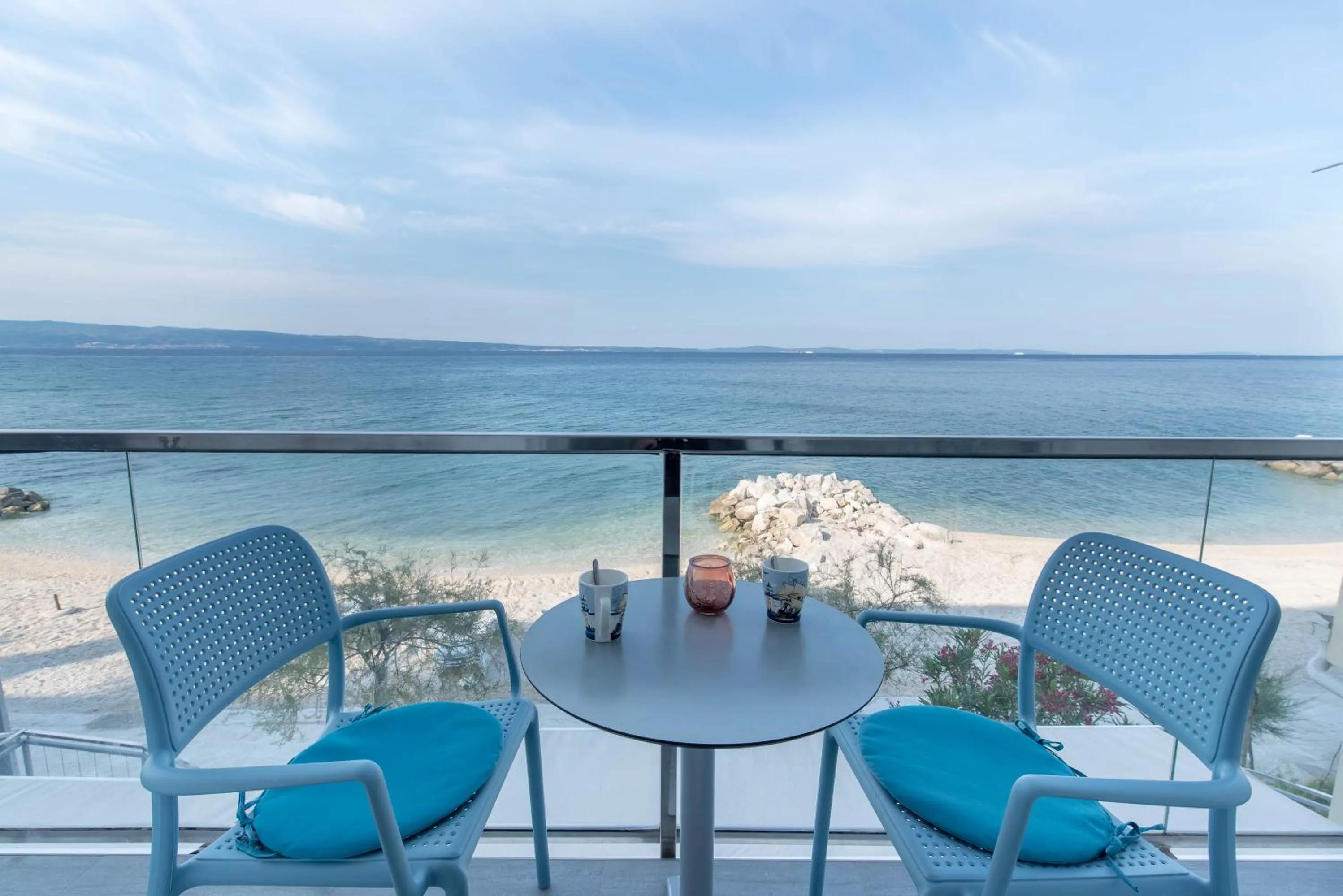 Seating area in Beachfront Apartments Zanic