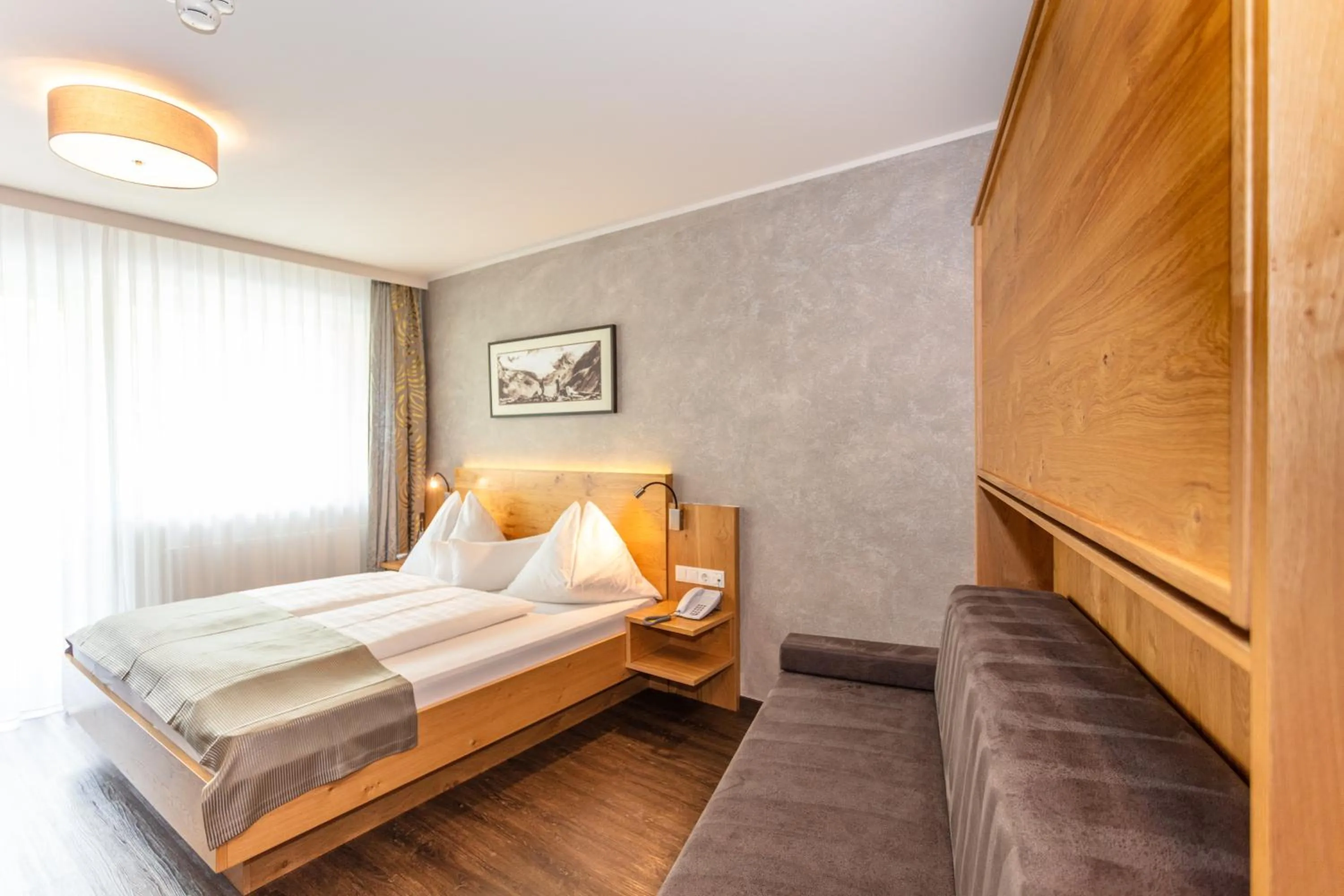 Bed in Hotel Almrausch