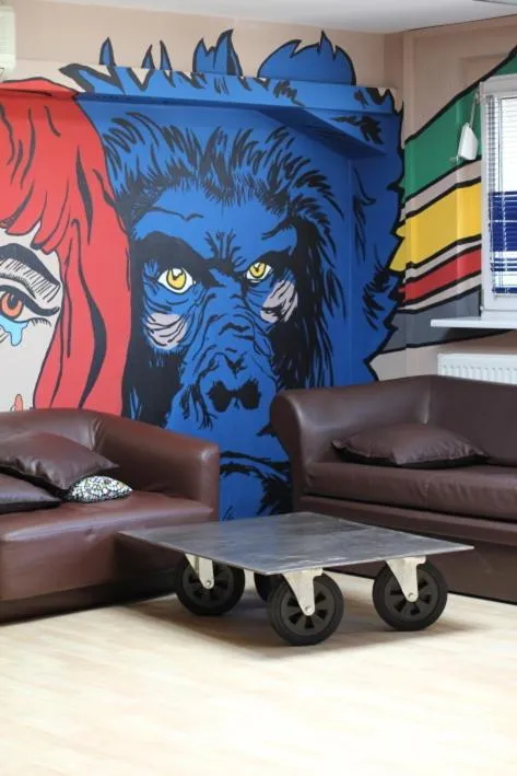 Communal lounge/ TV room, Fitness Center/Facilities in Corner Hostel