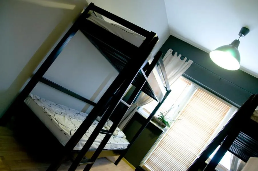 Bed, Bunk Bed in Corner Hostel