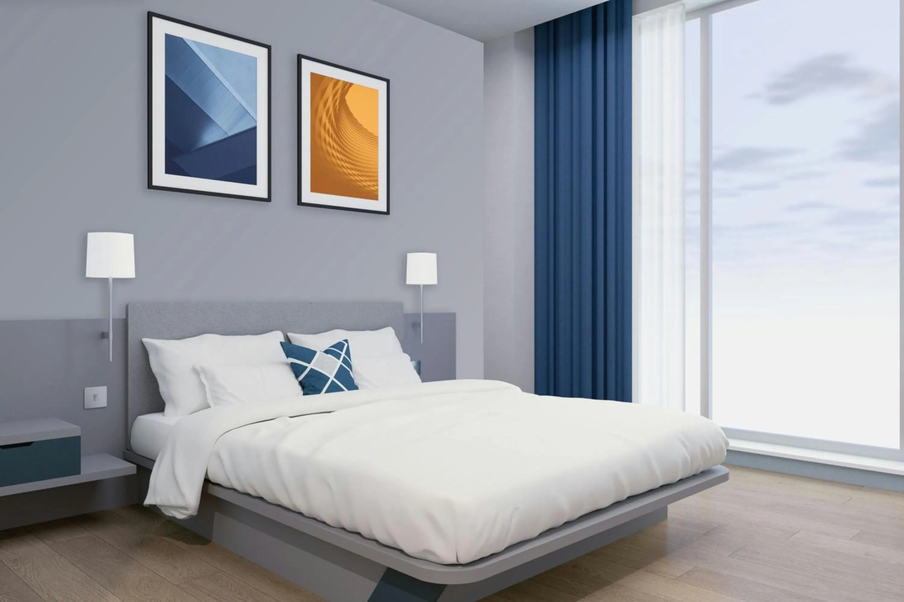 Photo of the whole room, Bed in Sleeperz Hotel Newcastle