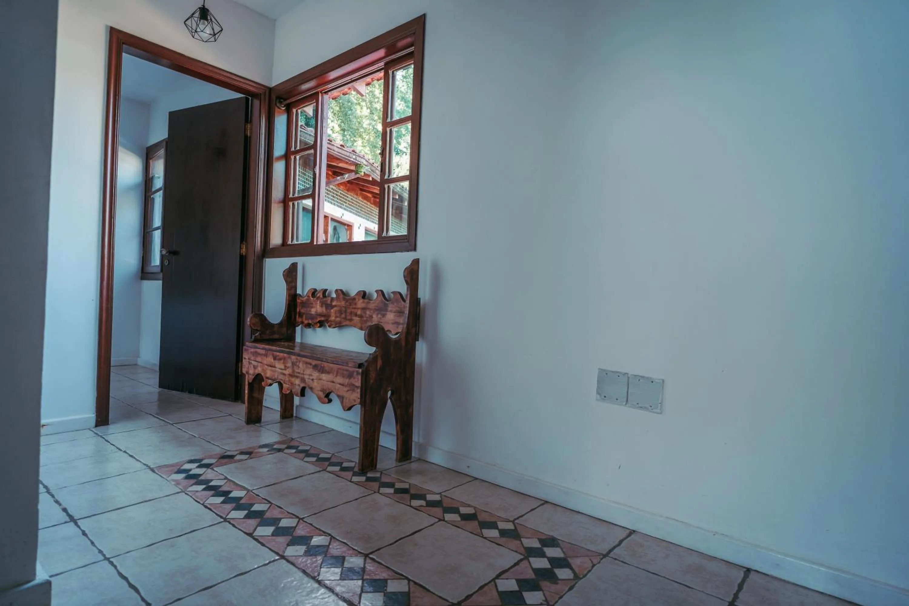 Seating area in Pousada Villa Atlântica