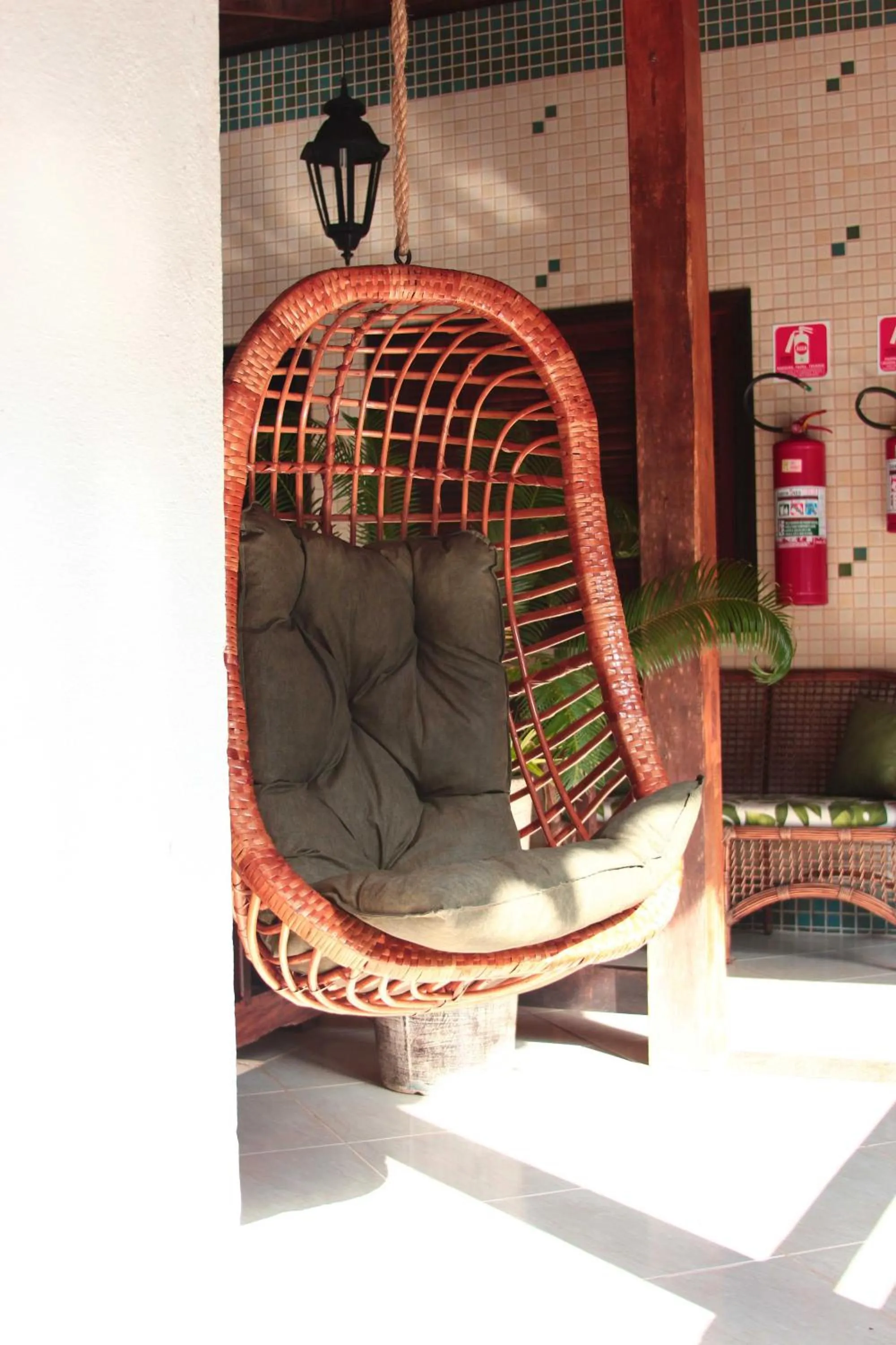 Decorative detail in Pousada Villa Atlântica