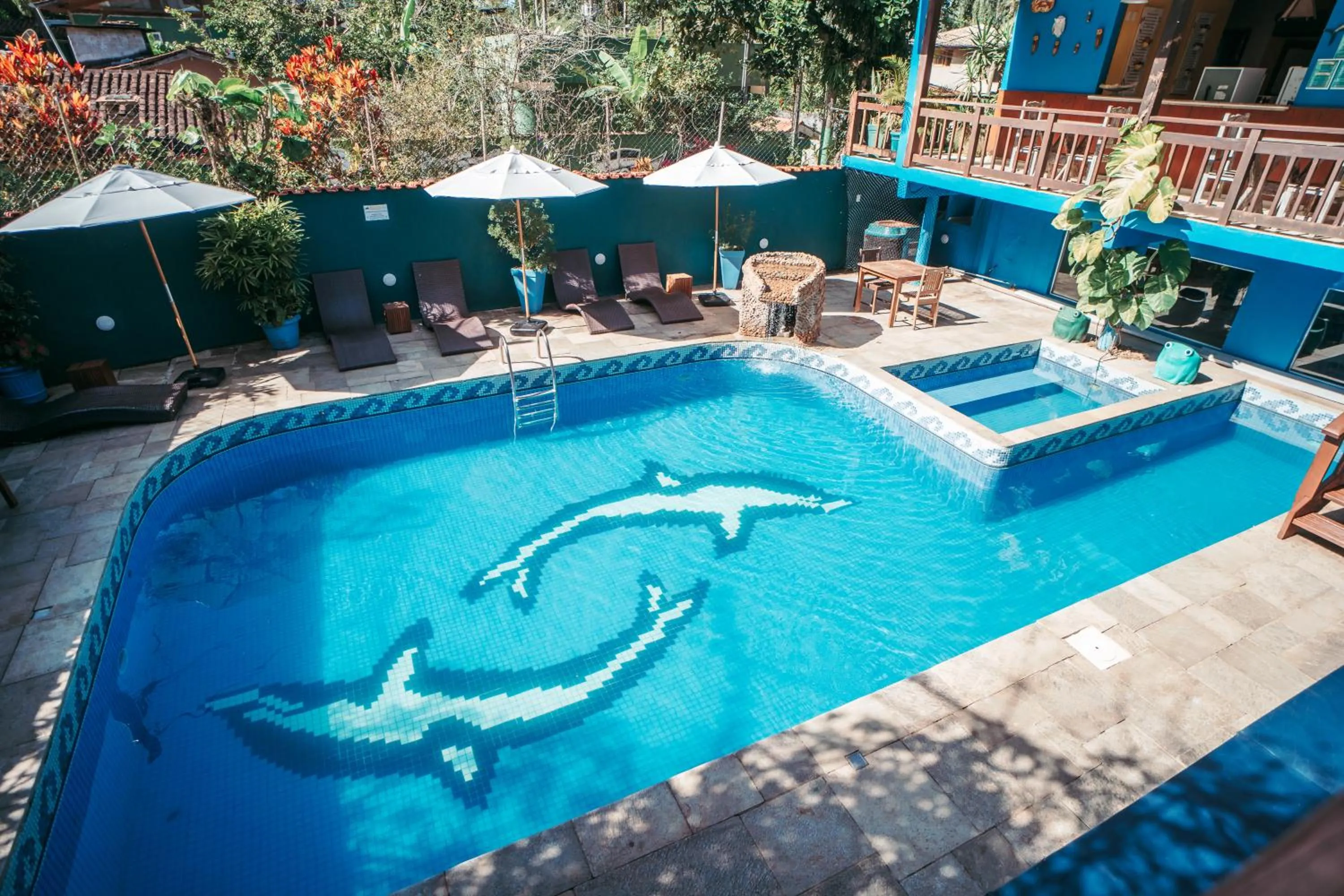 Swimming pool in Pousada Villa Atlântica