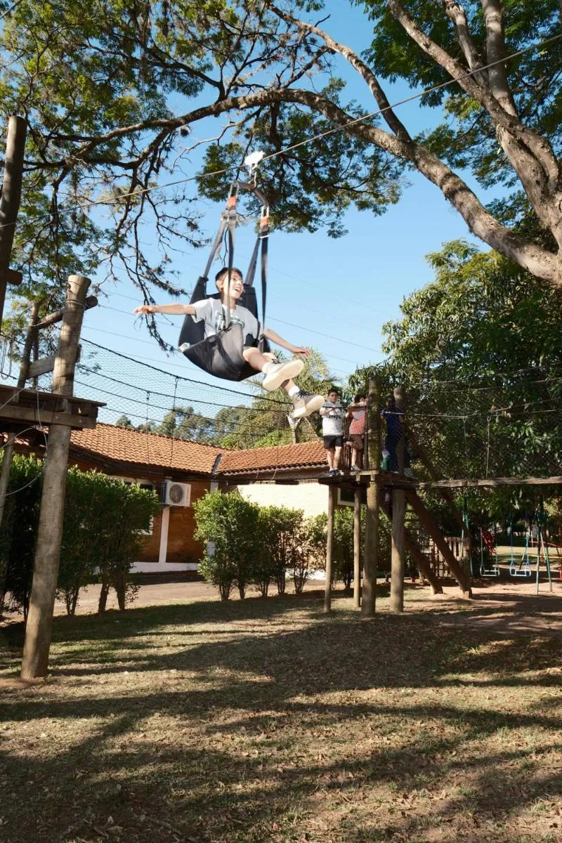 Children play ground in Brotas Eco Hotel Fazenda