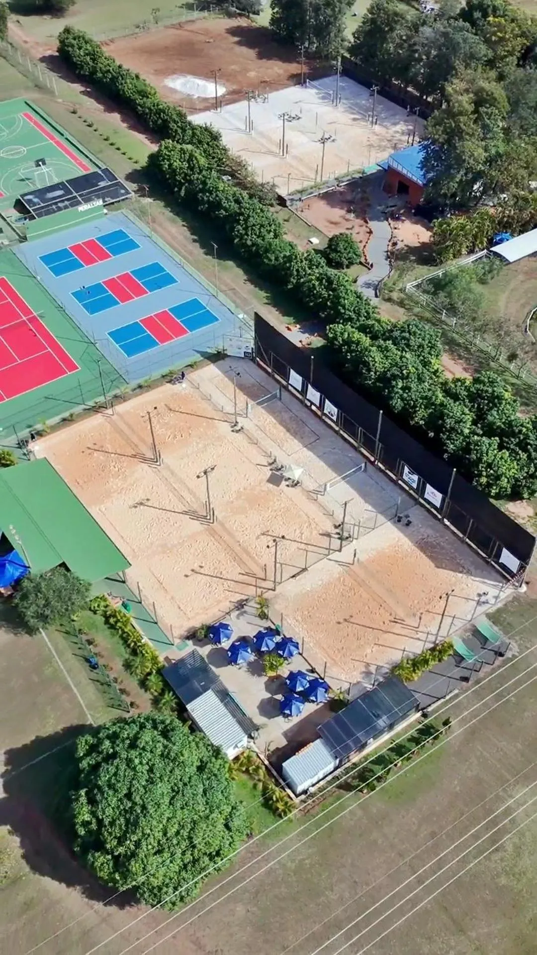 Tennis court in Brotas Eco Hotel Fazenda