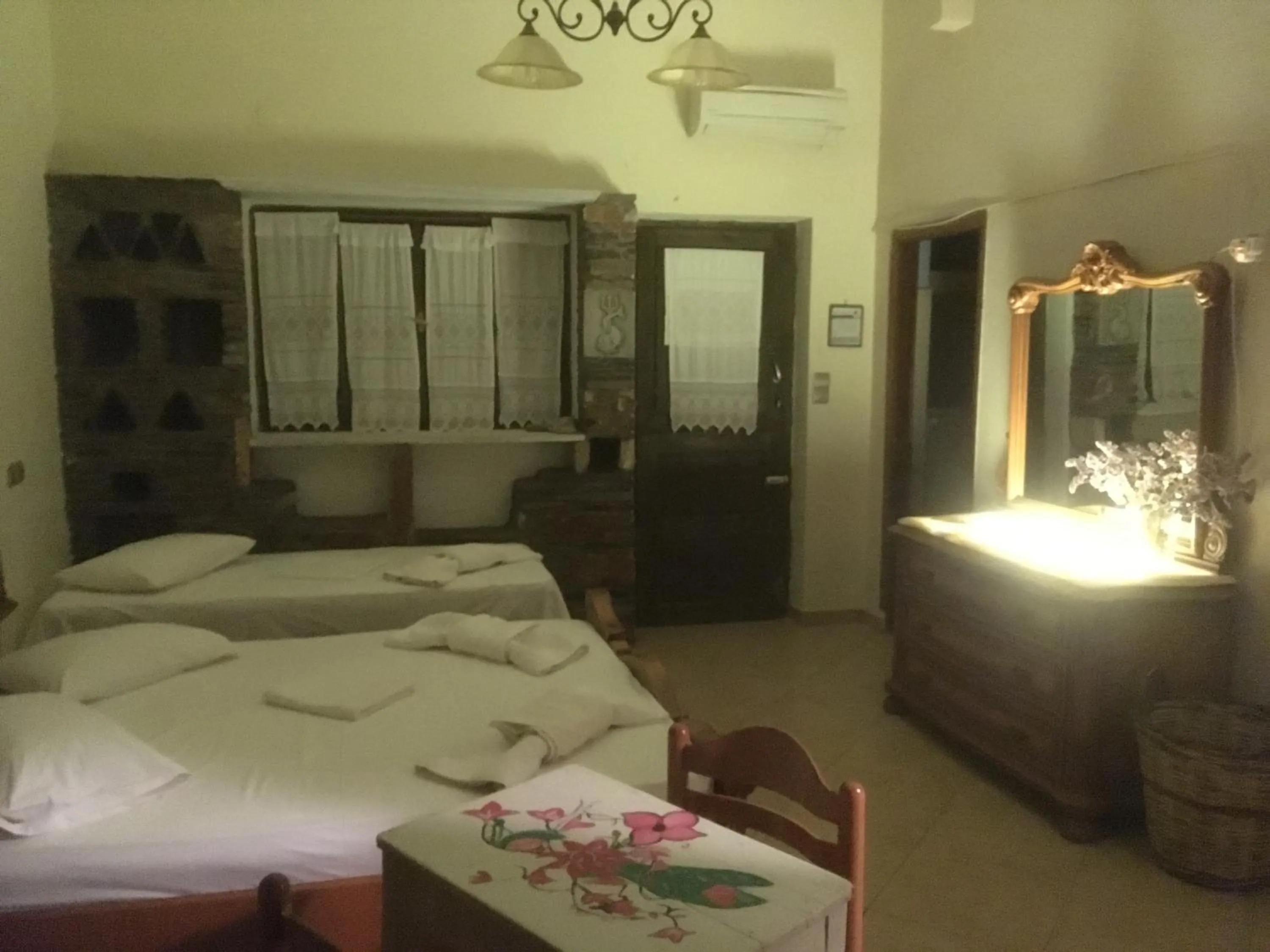 Bedroom, Bed in Afrodite Hotel