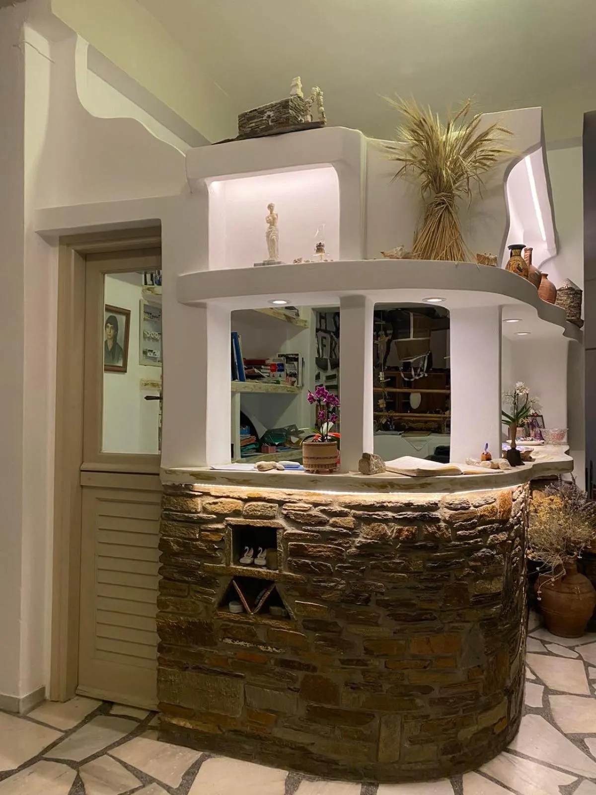 Lobby or reception in Afrodite Hotel