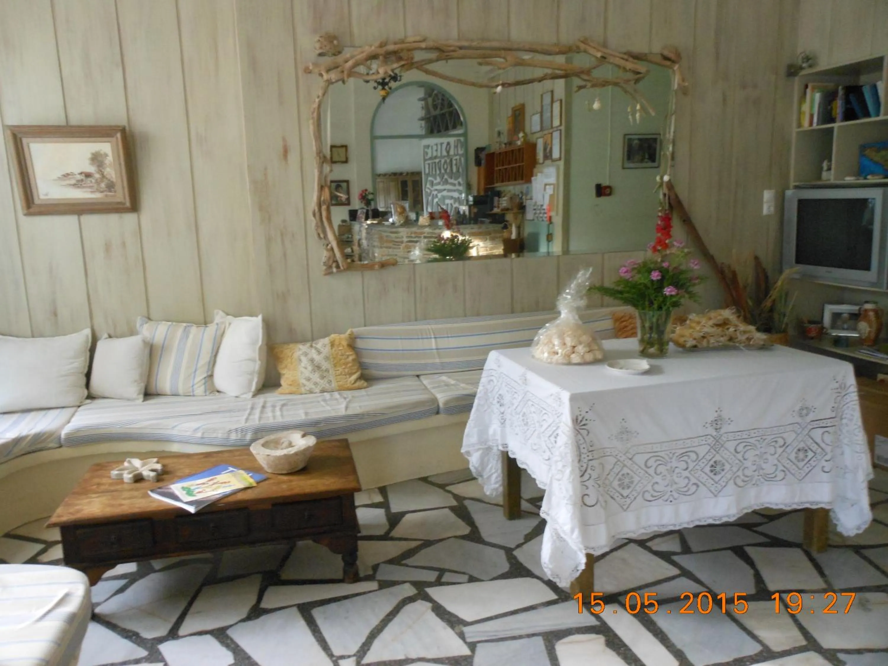 Lobby or reception in Afrodite Hotel