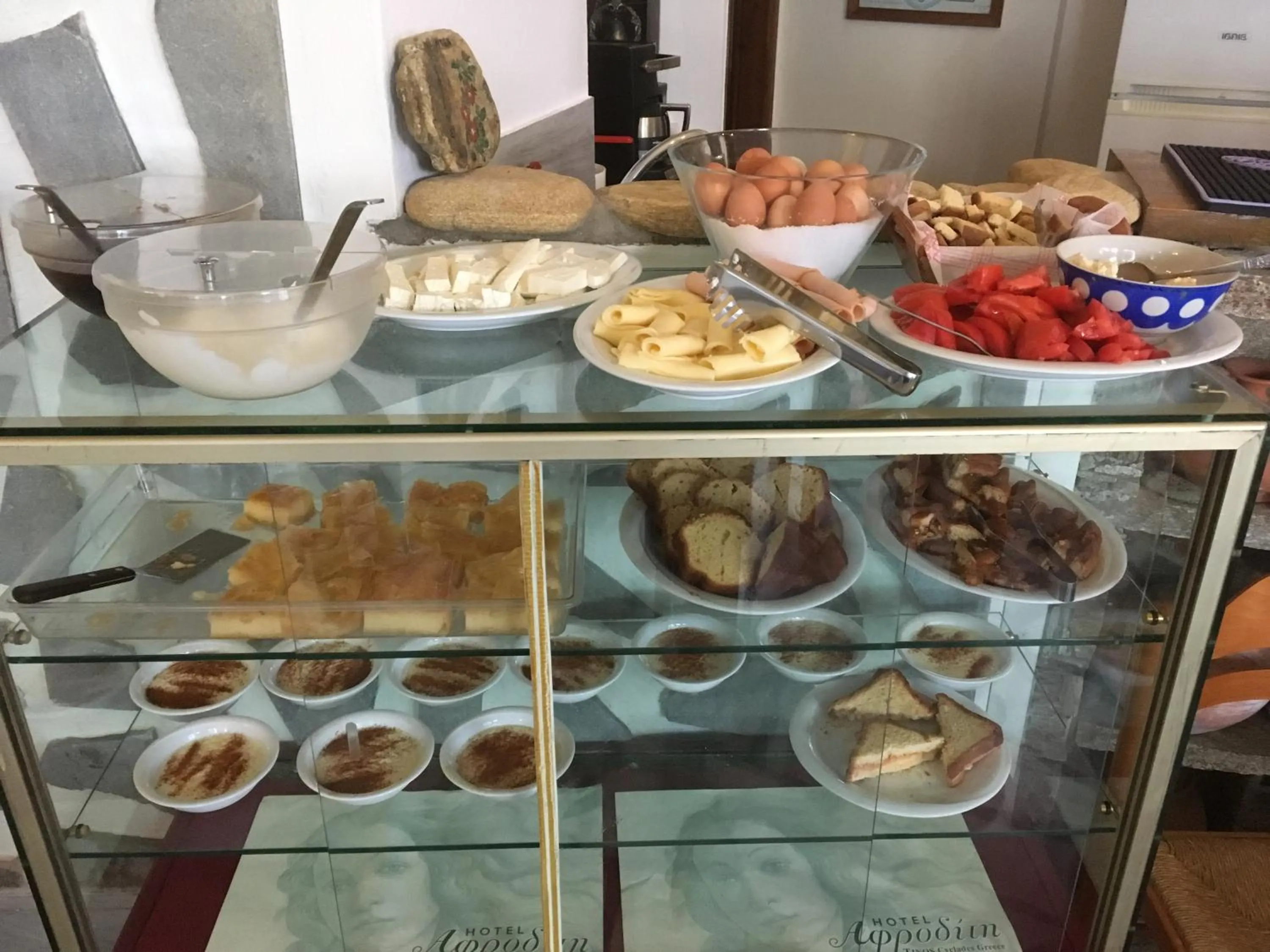 Breakfast in Afrodite Hotel