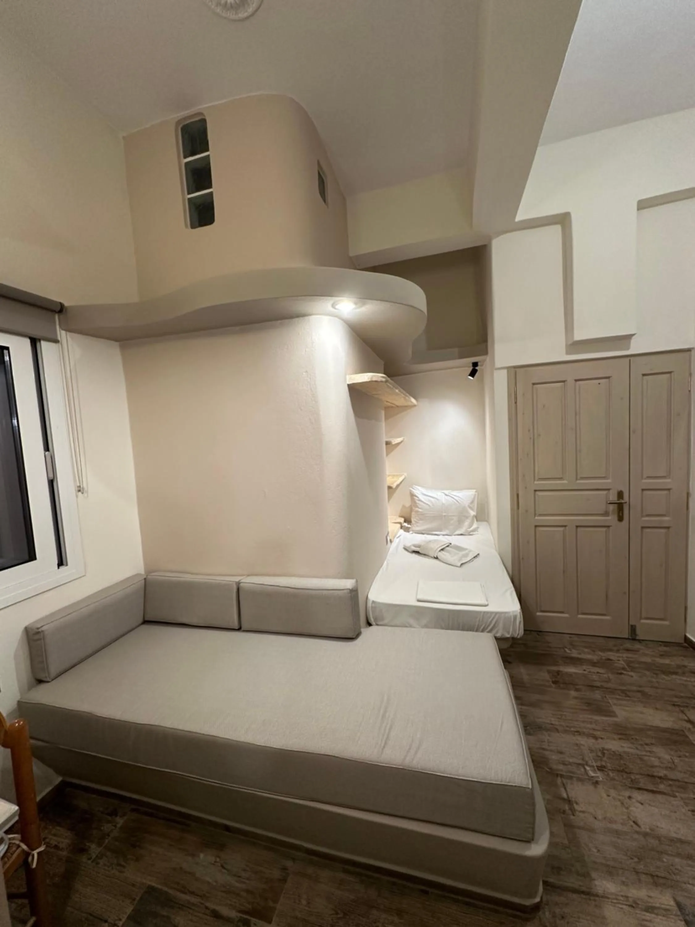 Bed in Afrodite Hotel