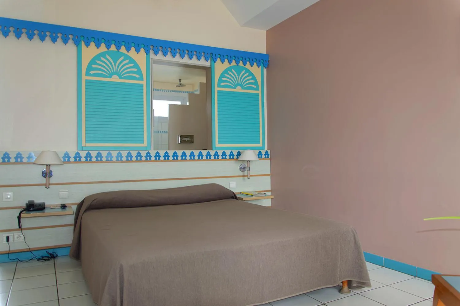 Bed in Carayou Hotel & Spa