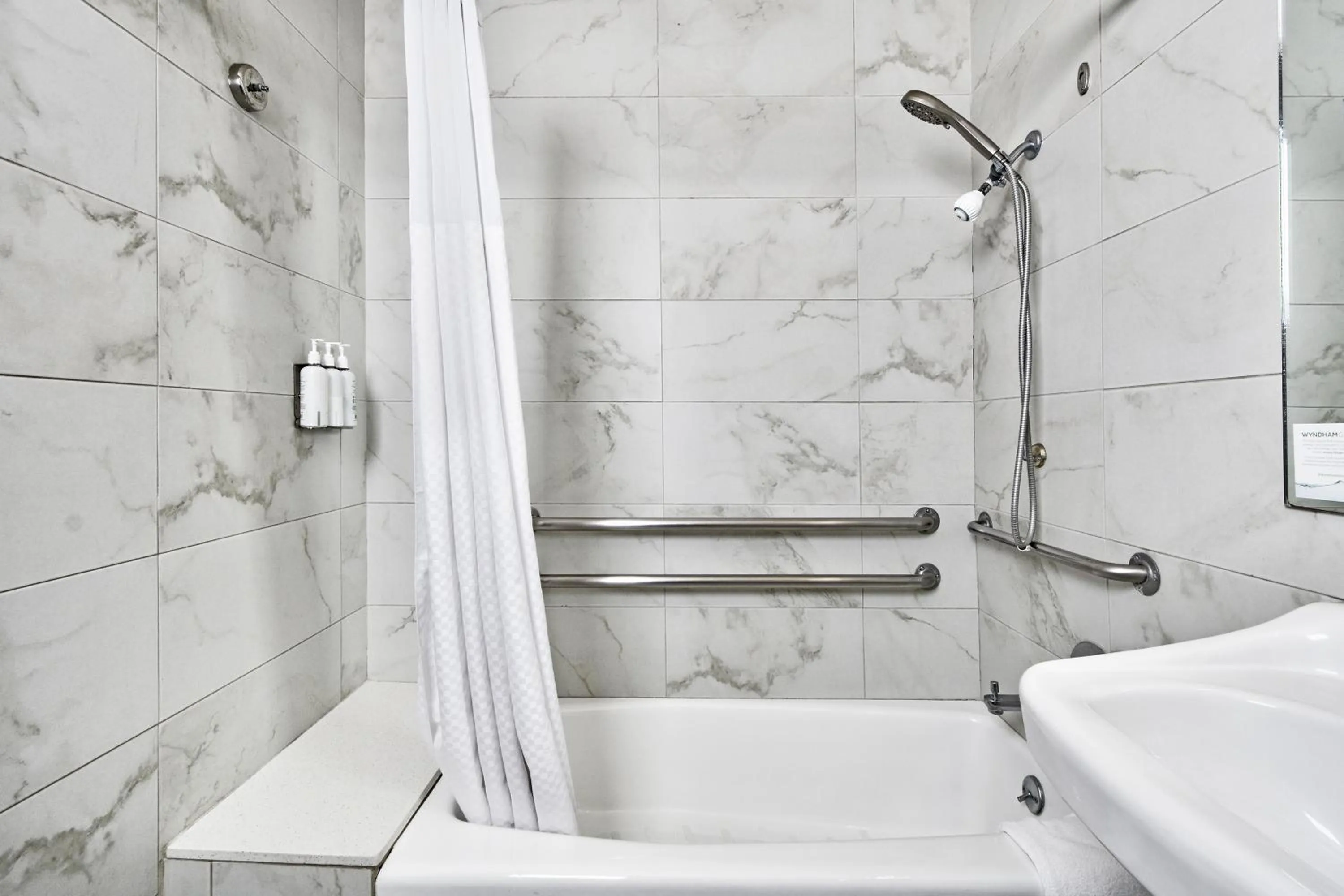 Shower in Days Inn by Wyndham Novato/San Francisco