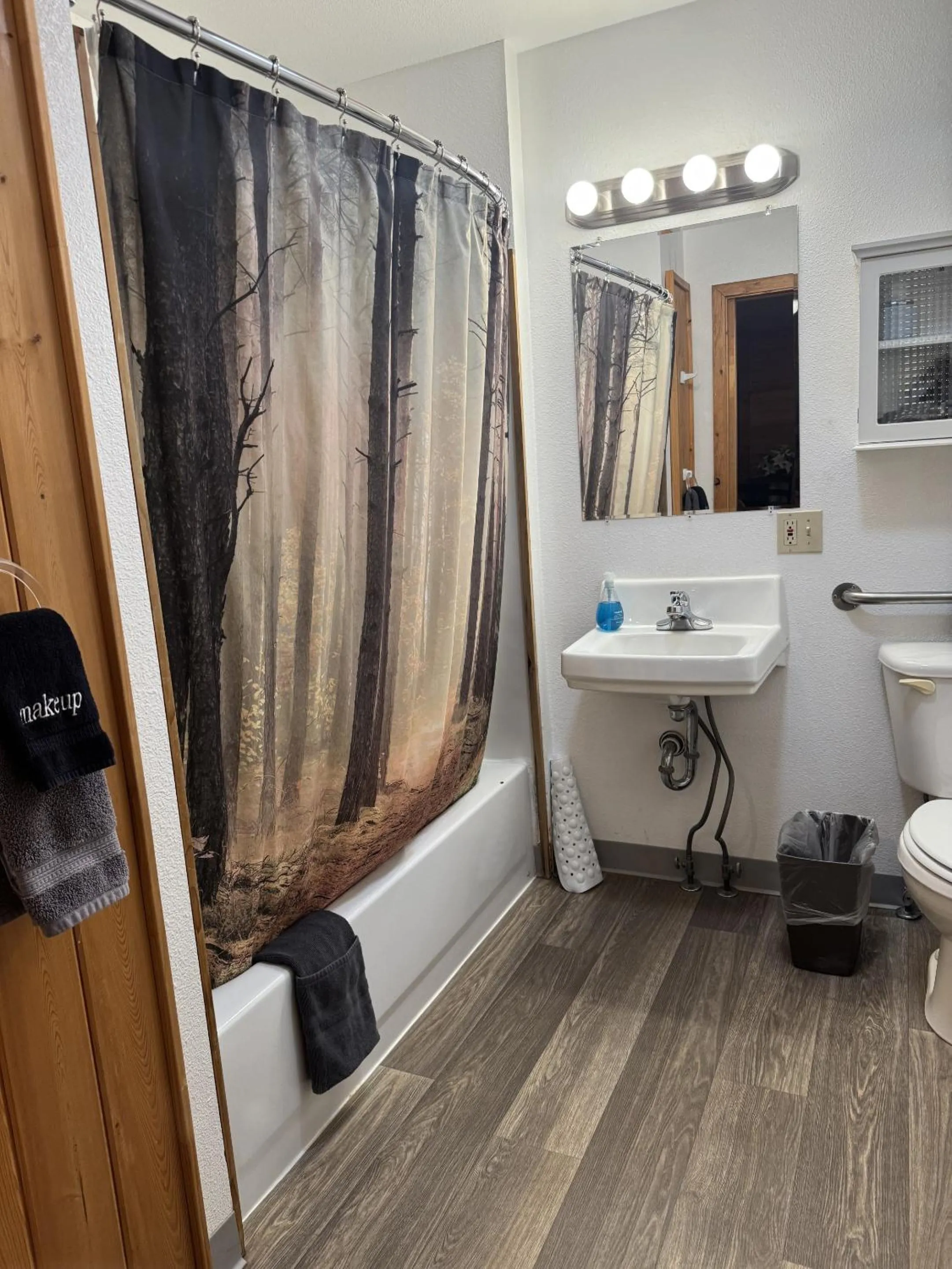 Bathroom in Susitna River Lodging, Suites