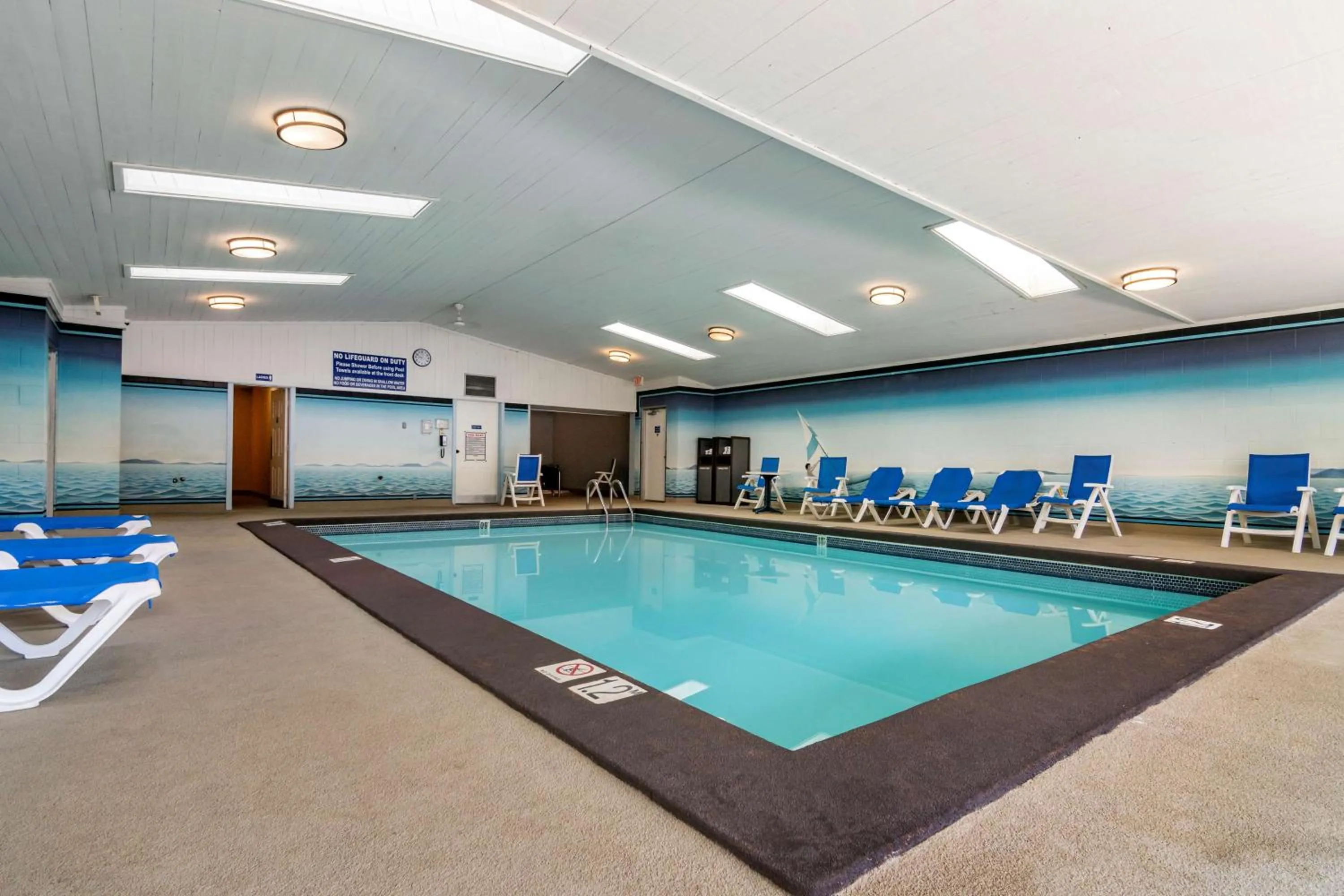 Pool view in SureStay Plus Hotel by Best Western Salmon Arm