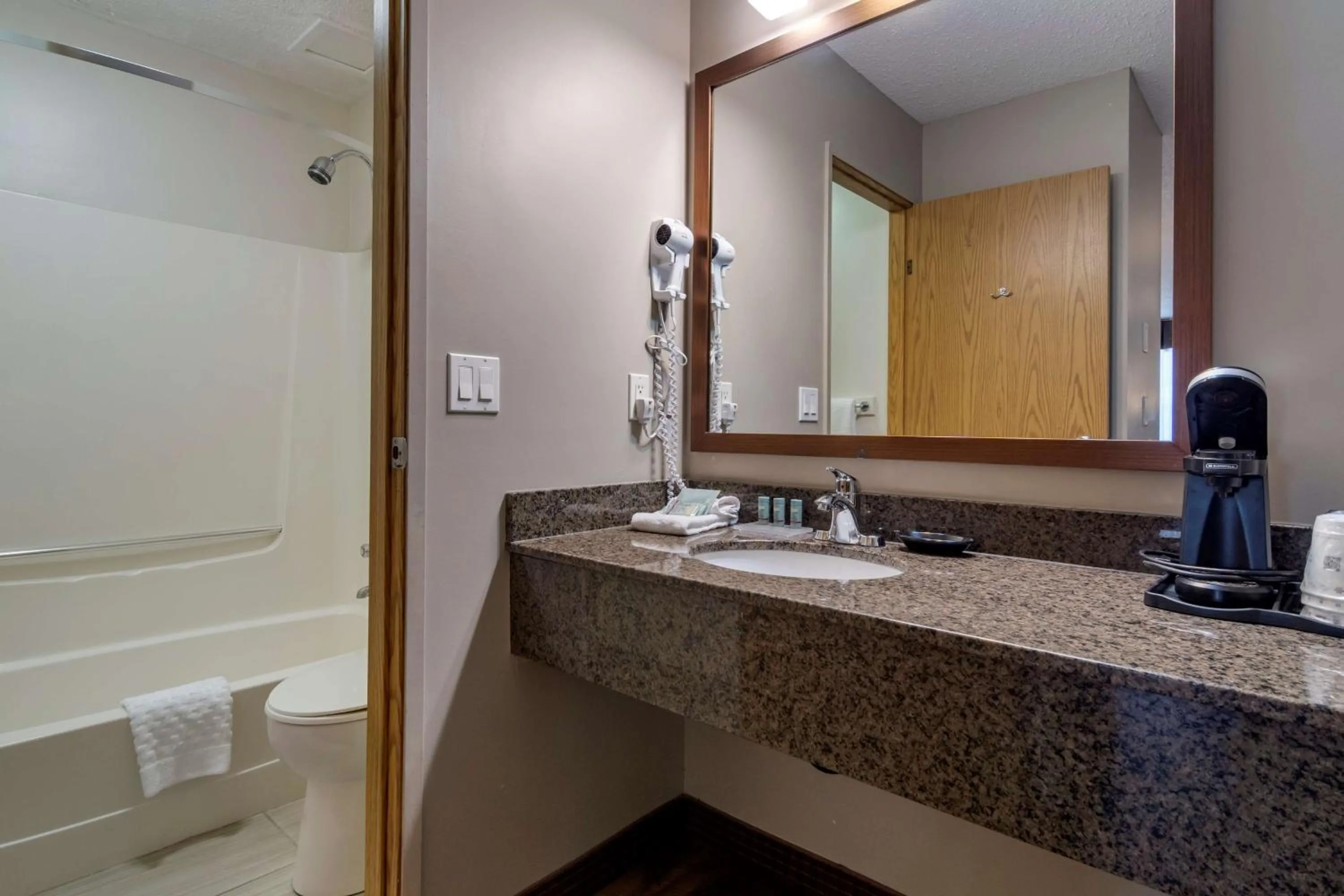 Bathroom in SureStay Plus Hotel by Best Western Salmon Arm