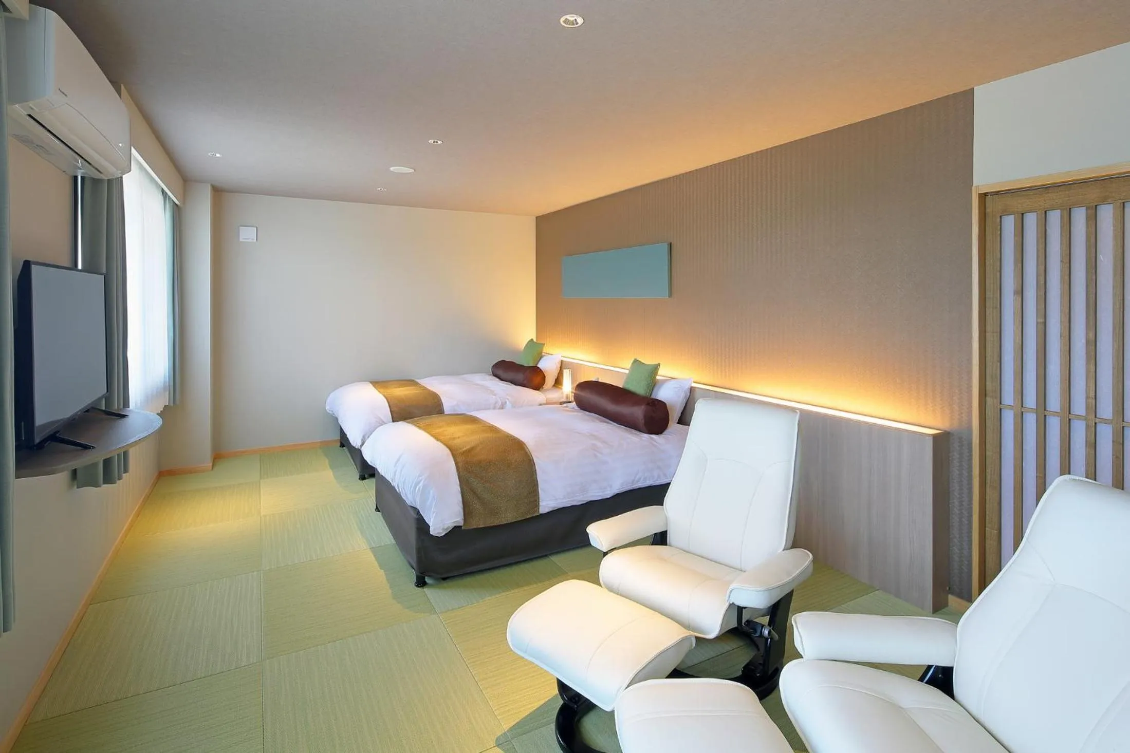 Bed in Aso Hakuun Sanso