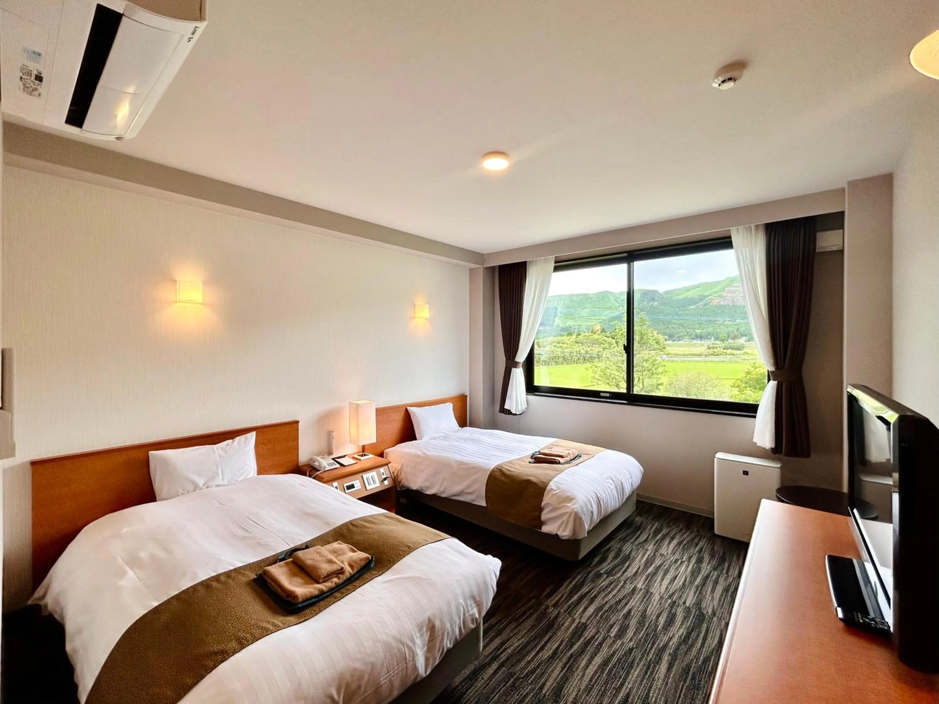 Bed in Aso Hakuun Sanso