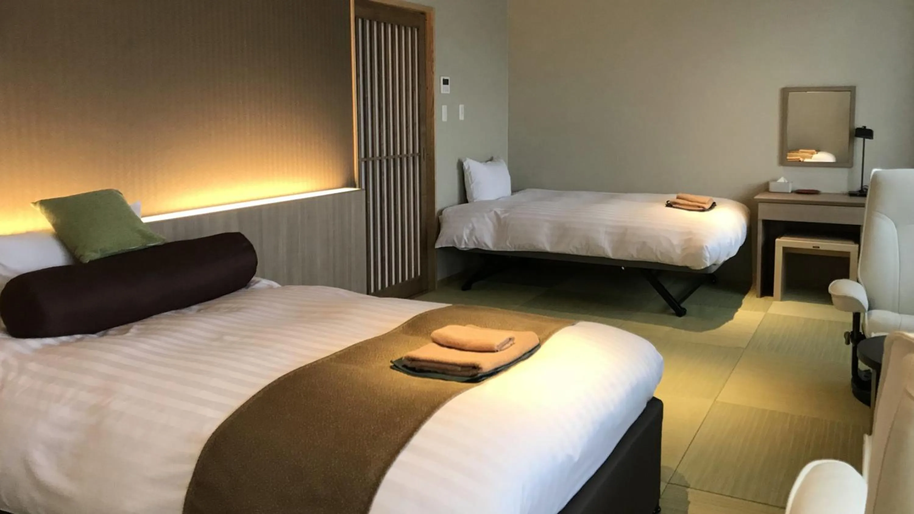 Bed in Aso Hakuun Sanso