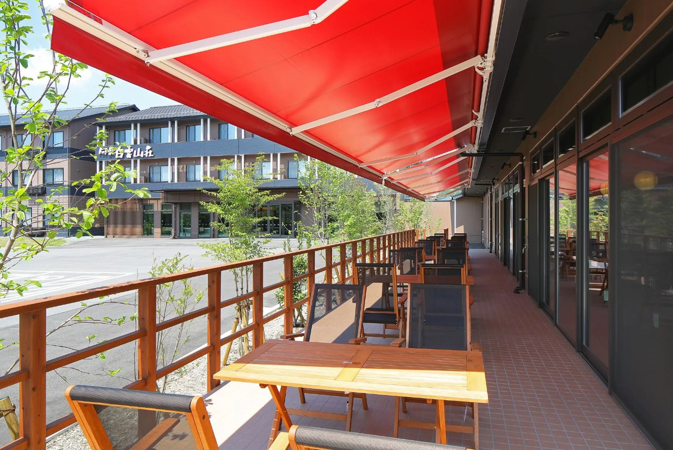 Balcony/Terrace in Aso Hakuun Sanso
