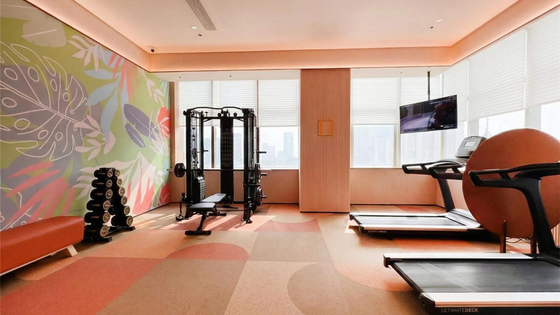 Fitness centre/facilities in Dorsett Wuhan
