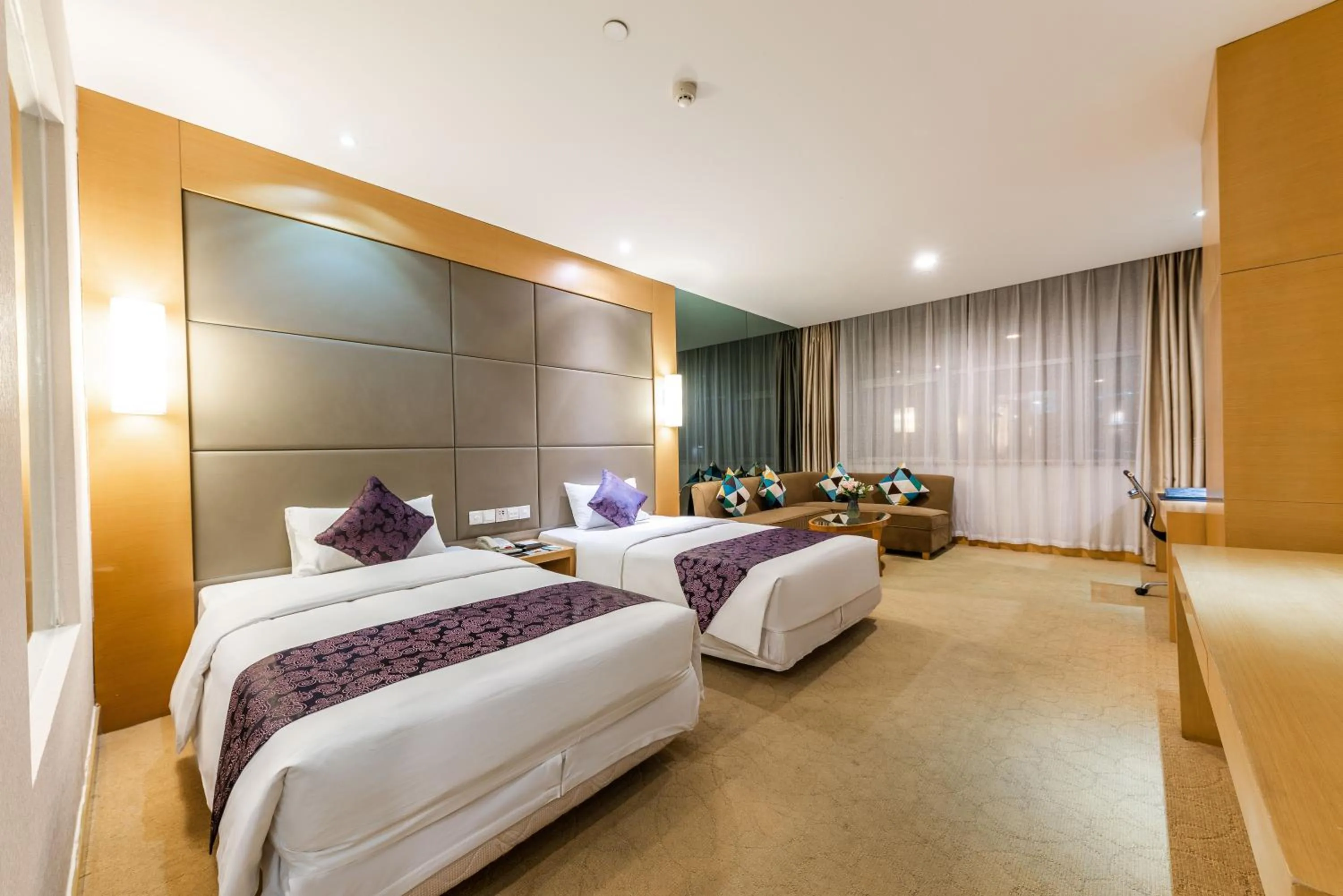 Bed in Dorsett Wuhan