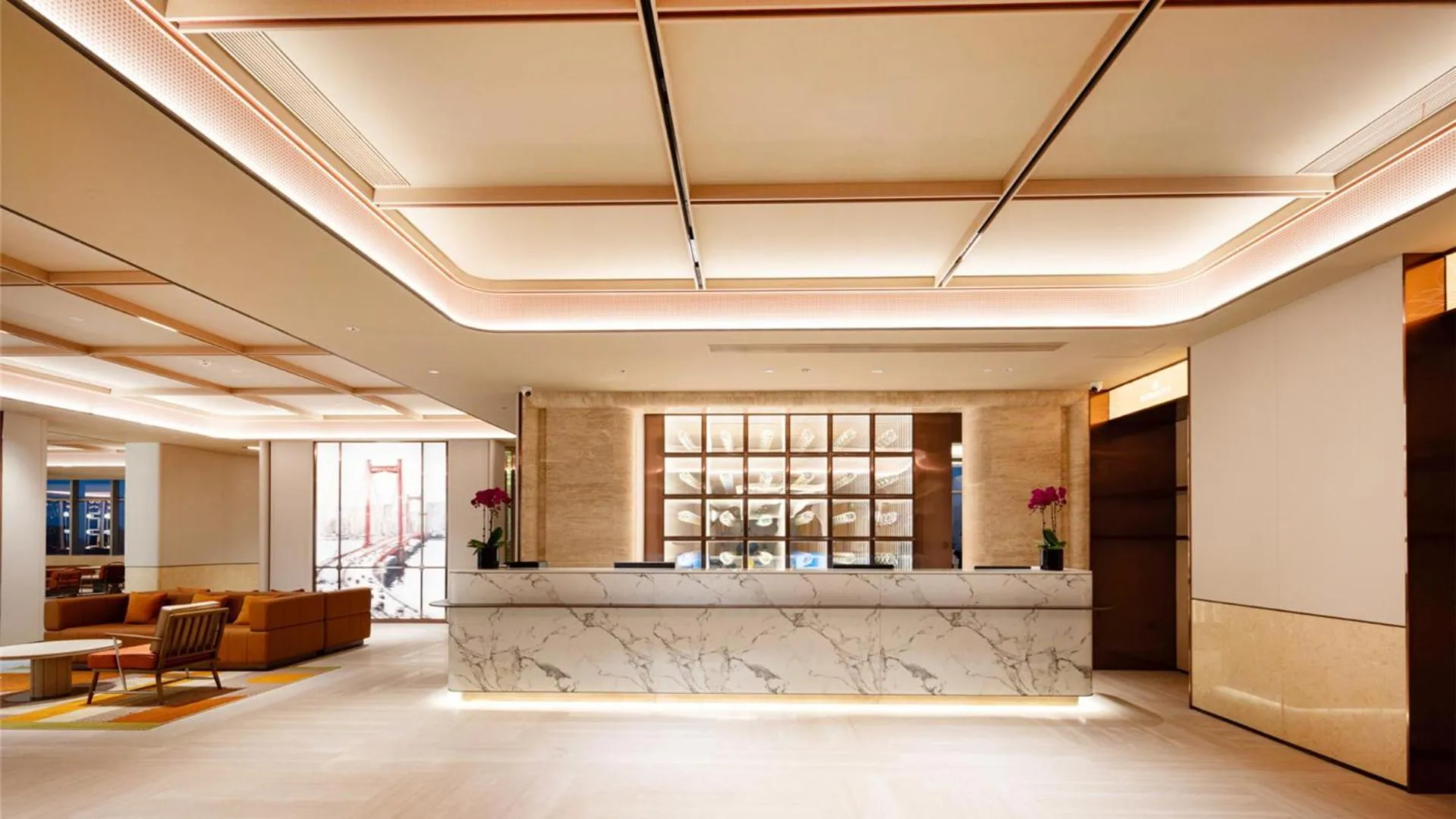 Lobby or reception in Dorsett Wuhan