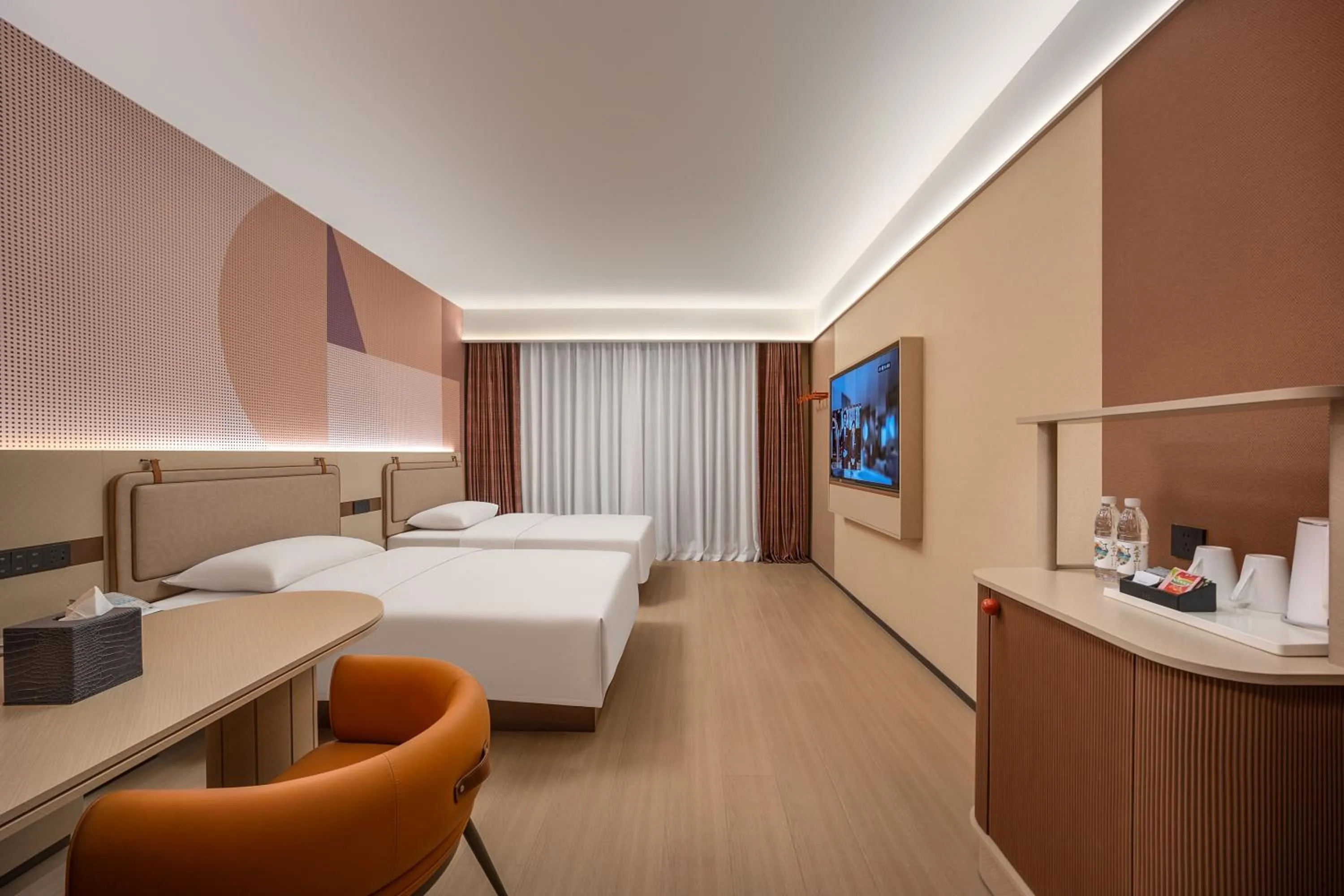 Bed in Dorsett Wuhan