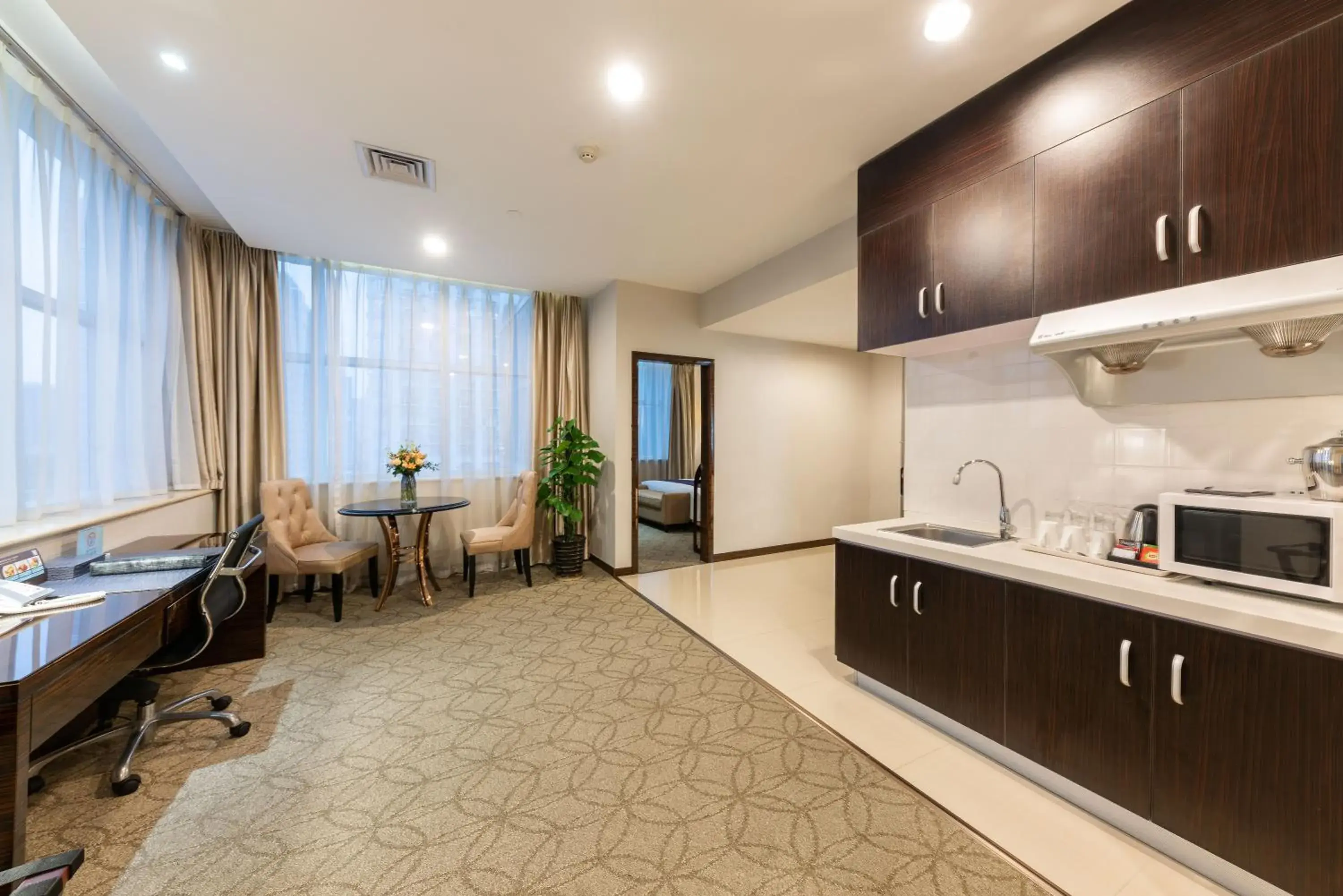 Kitchen or kitchenette in Dorsett Wuhan Kitchen or kitchenette in Dorsett Wuhan