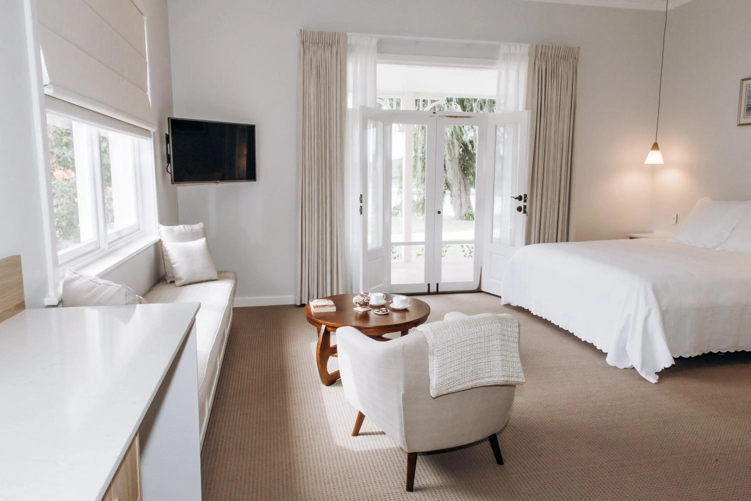 Bed in Winniston Lodge Luxury Accommodation