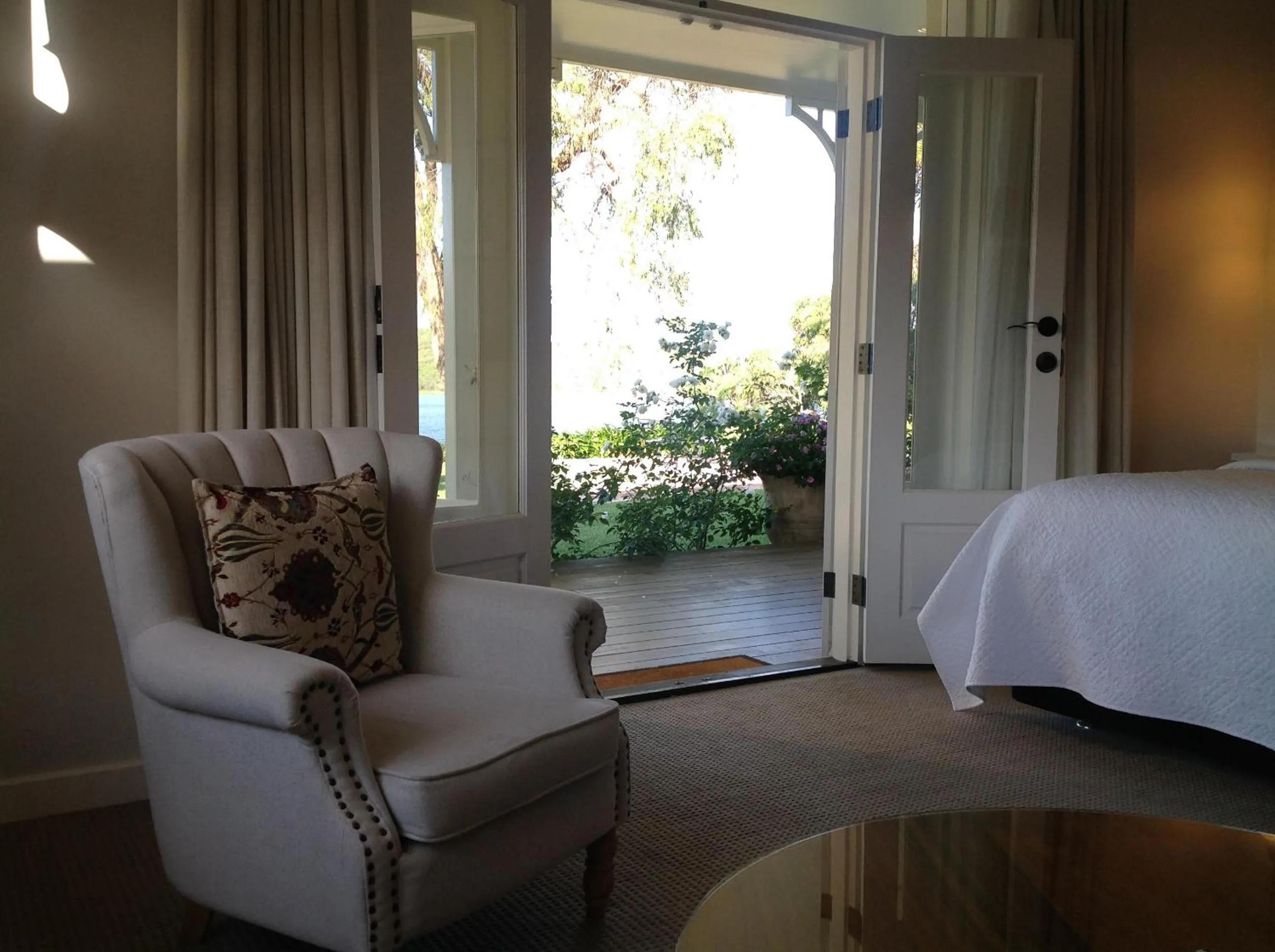 Bed in Winniston Lodge Luxury Accommodation