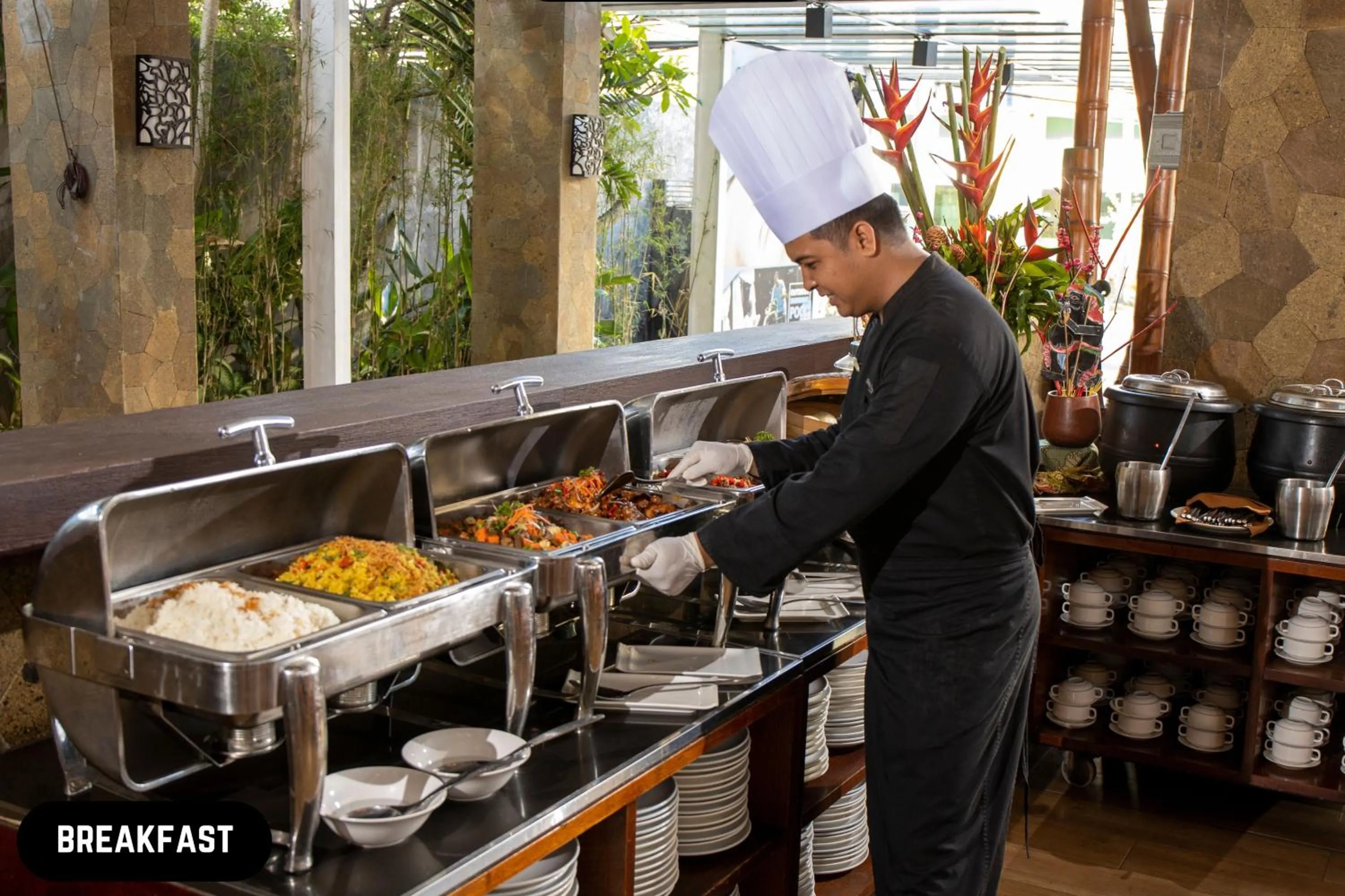 Breakfast in Grand Ixora Kuta Resort