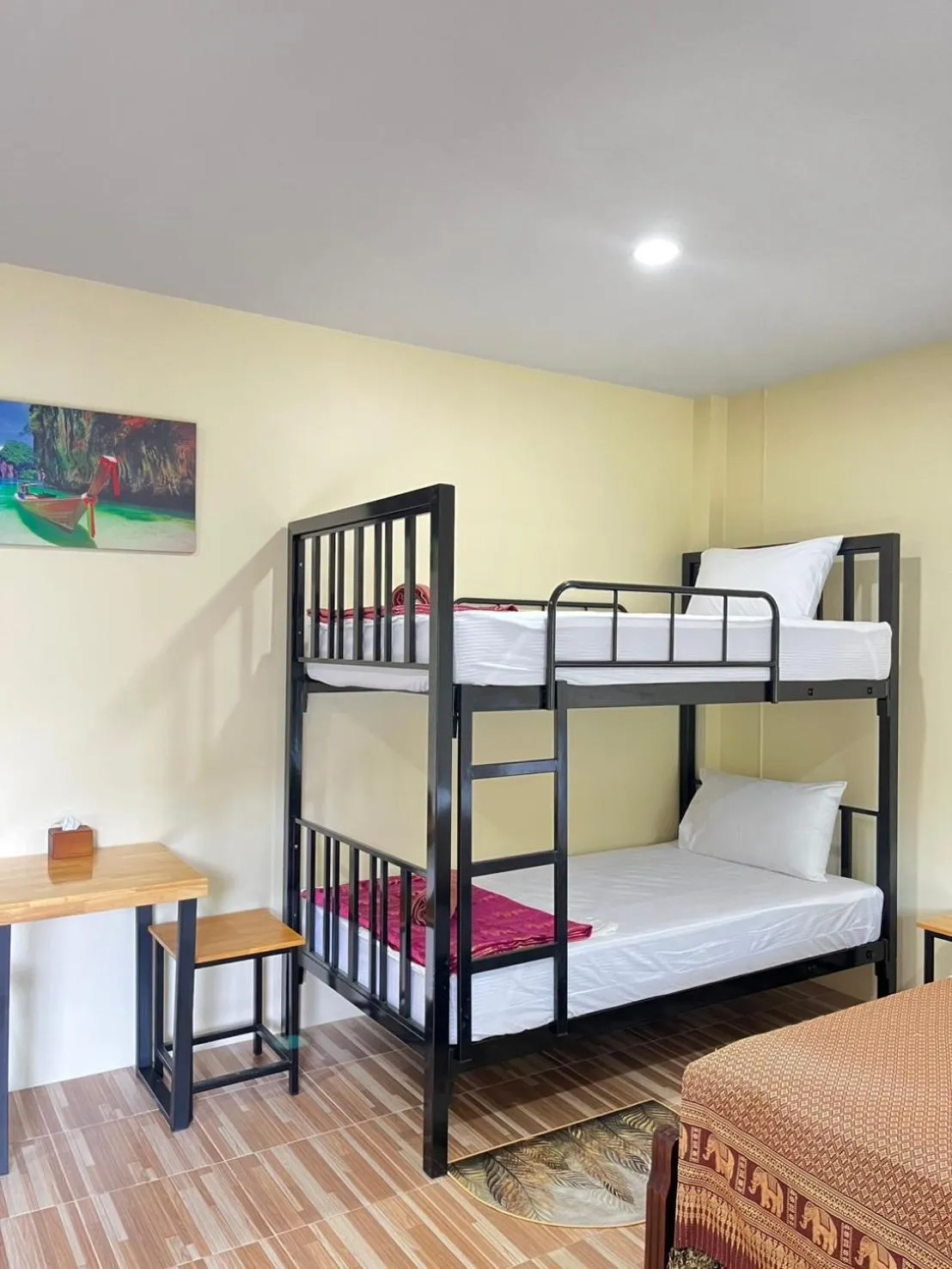 Bed in Anawin Bungalows