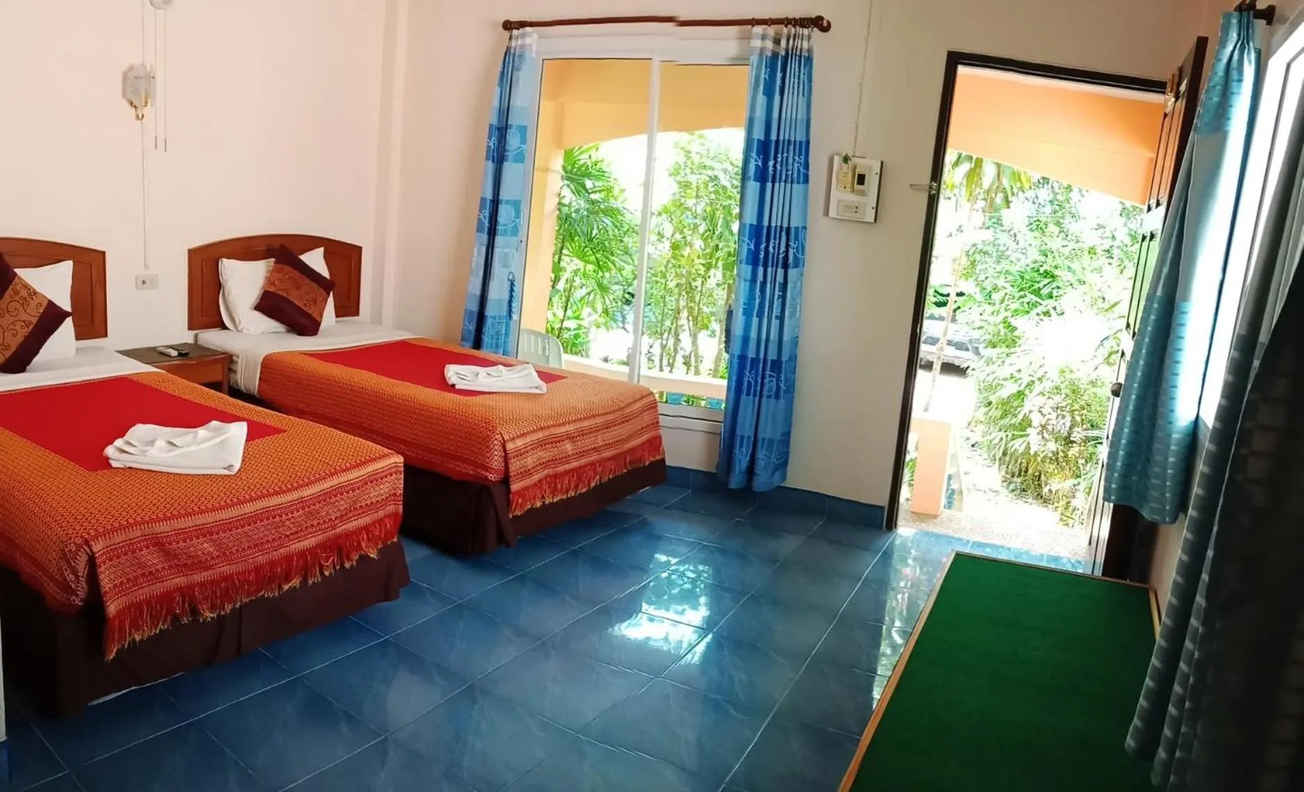 Bed in Anawin Bungalows