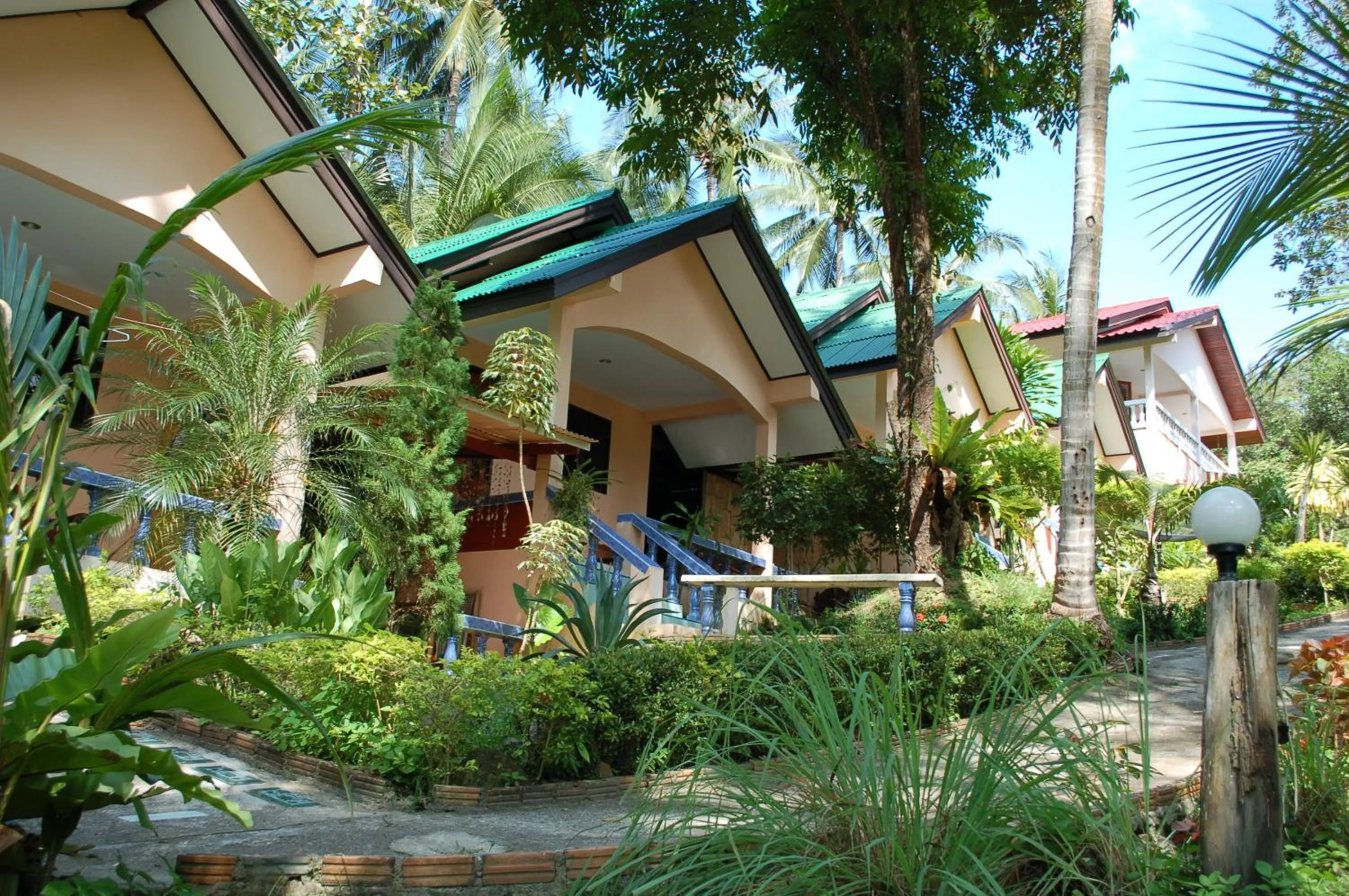 Facade/entrance in Anawin Bungalows