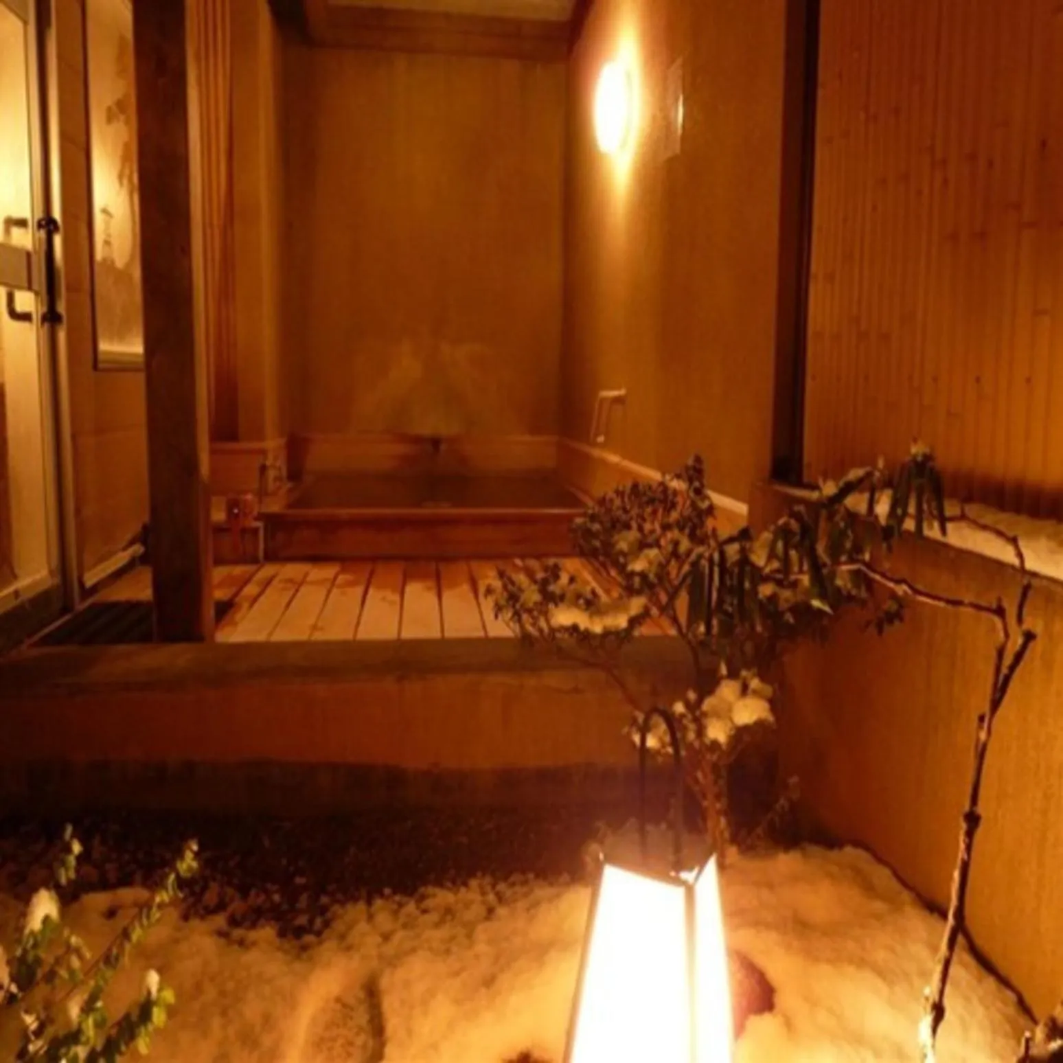 Open Air Bath in Ryokan Ichinomatsu