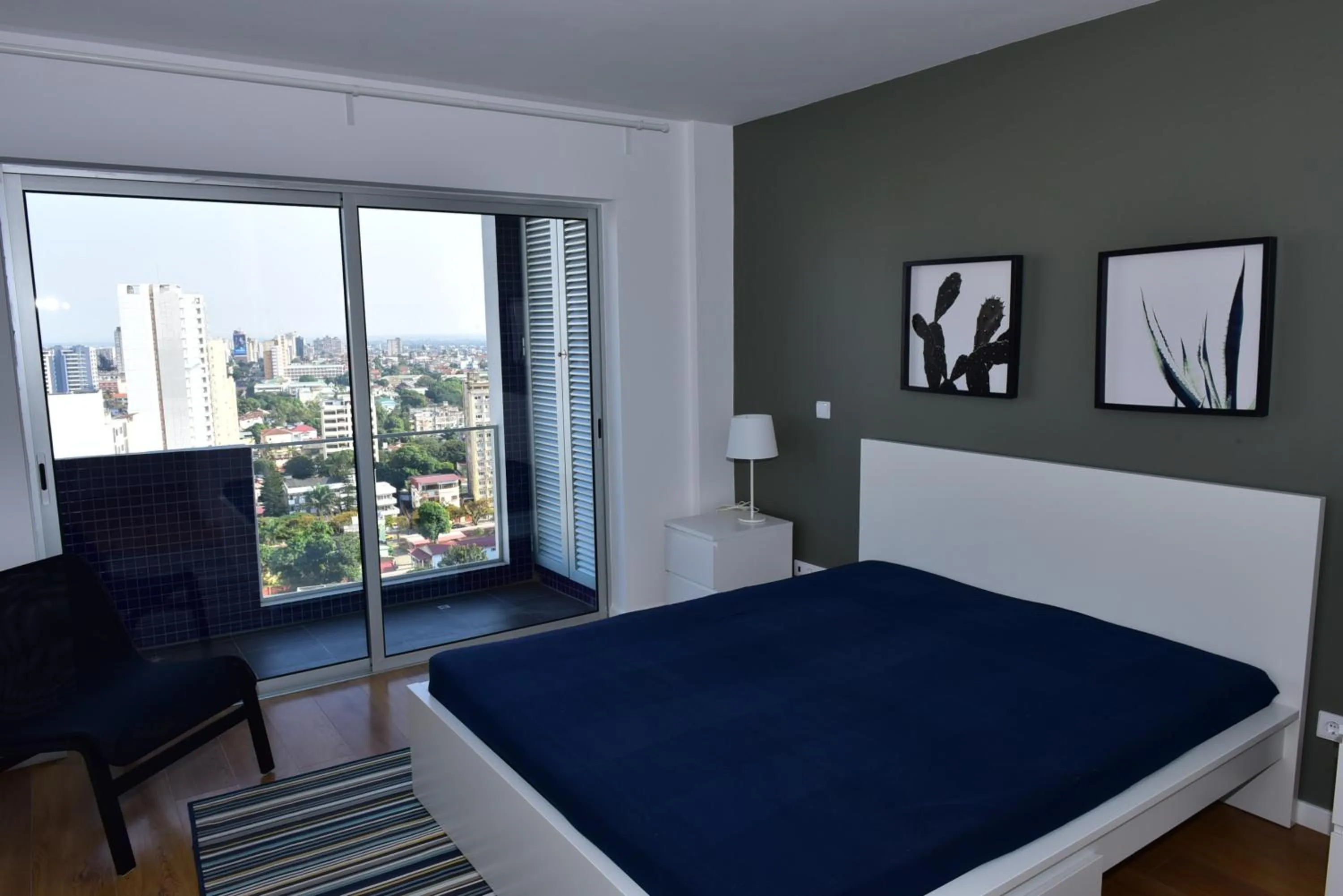 Bed in Xenon Urban Apartments