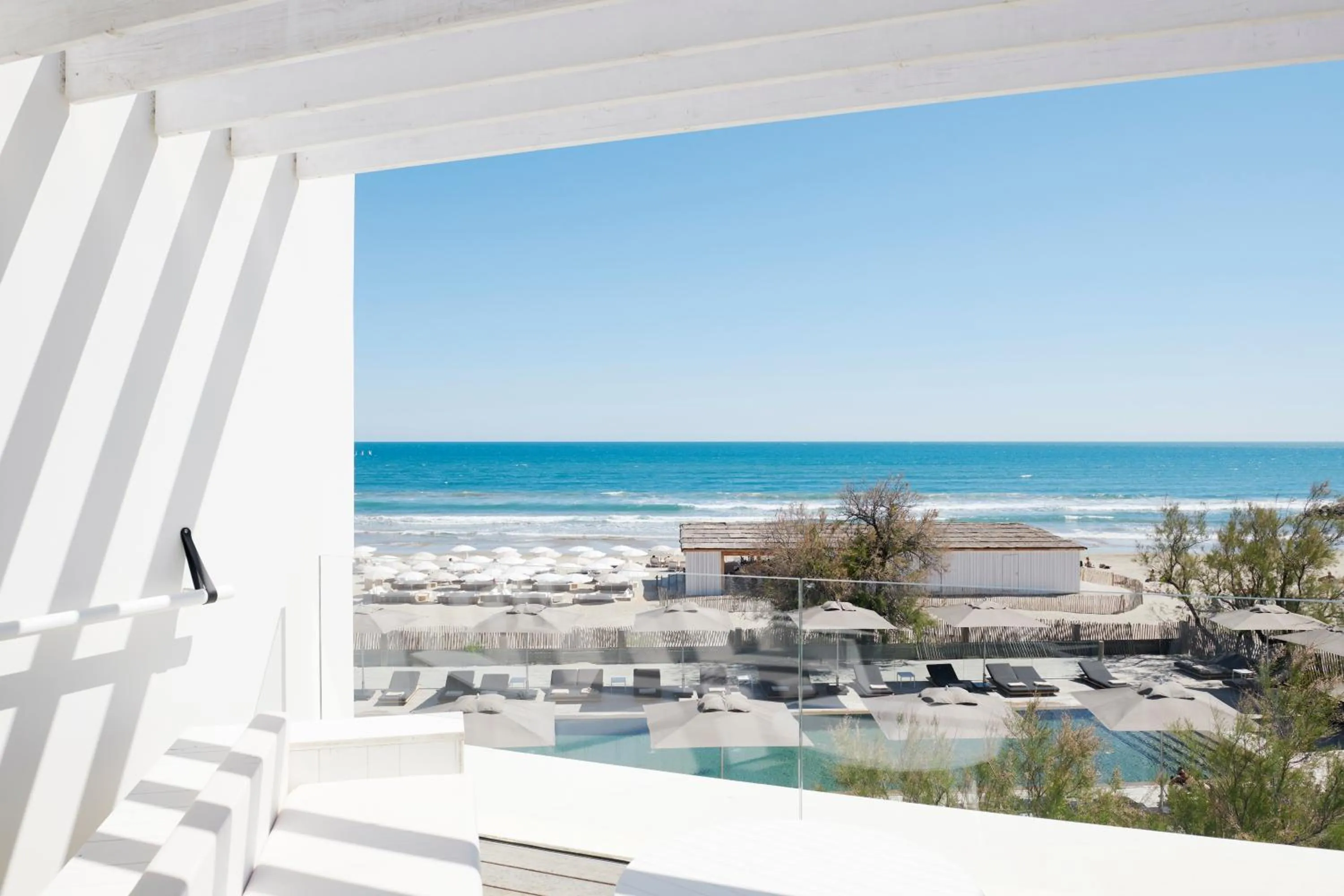 Balcony/Terrace in Hôtel Plage Palace & Spa