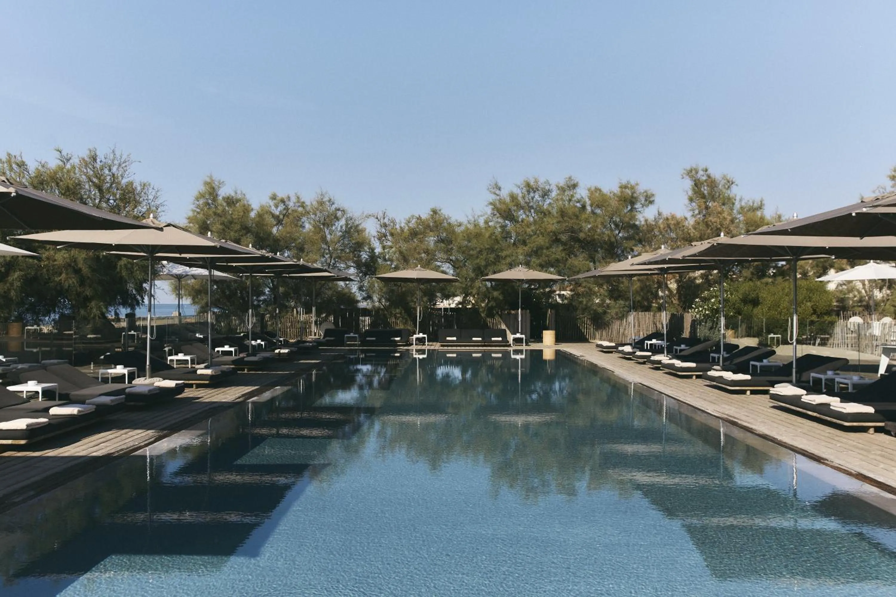 Pool view in Hôtel Plage Palace & Spa