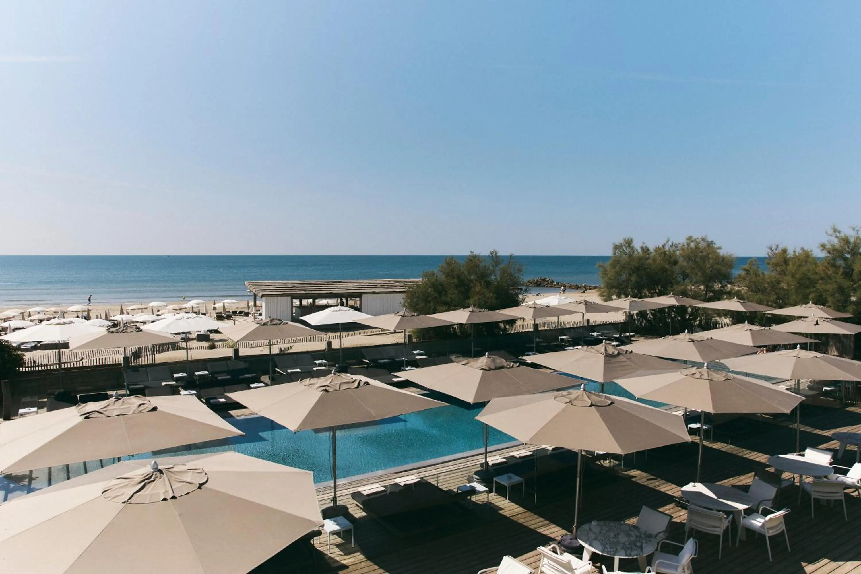 Pool view in Hôtel Plage Palace & Spa