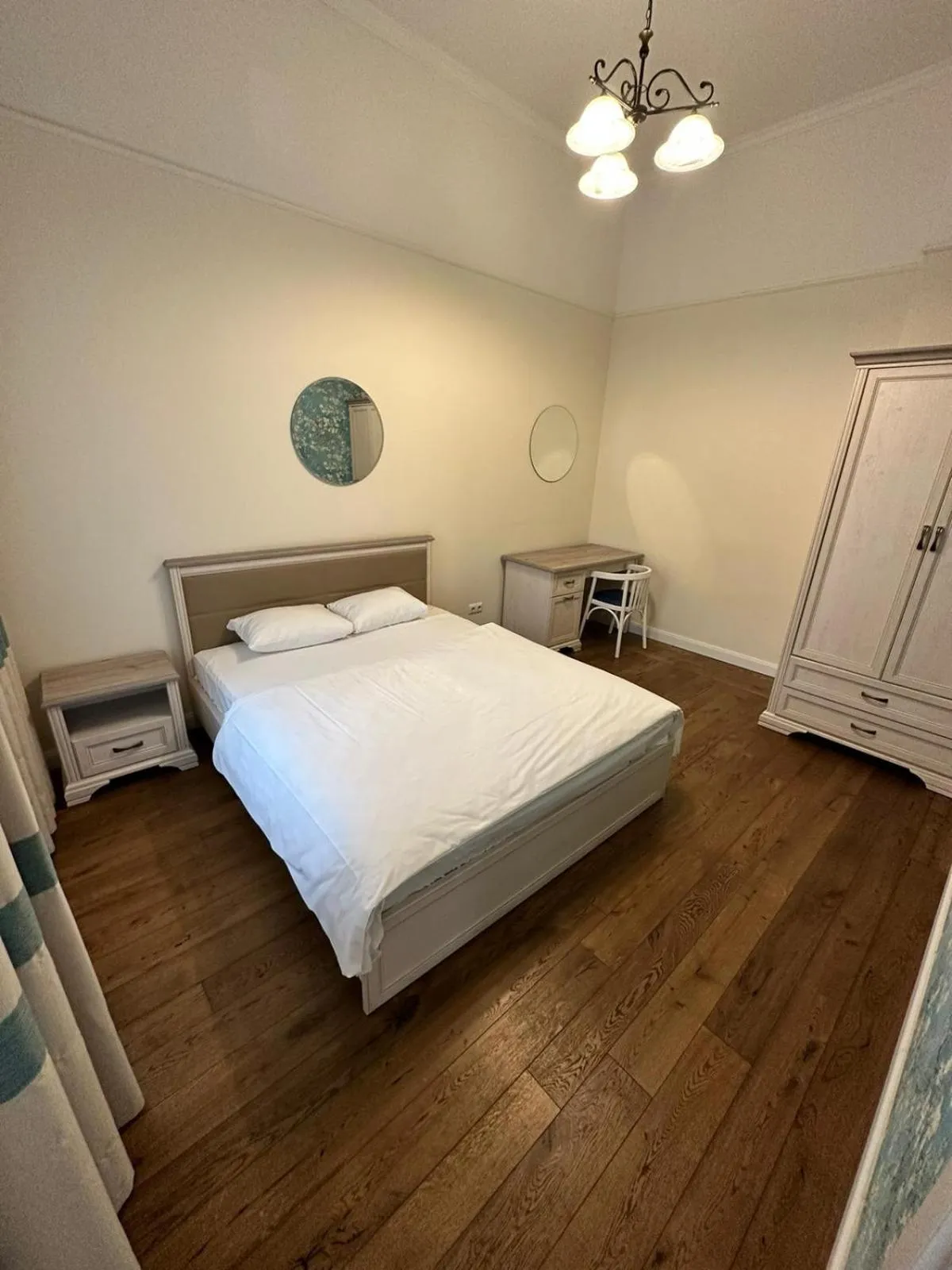 Bed in Stabu Sēta Apartments