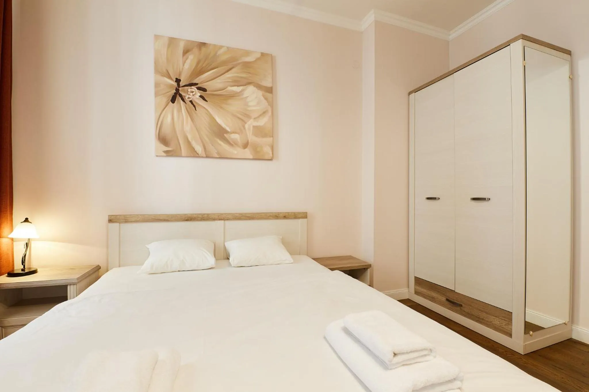 Bedroom, Bed in Stabu Sēta Apartments