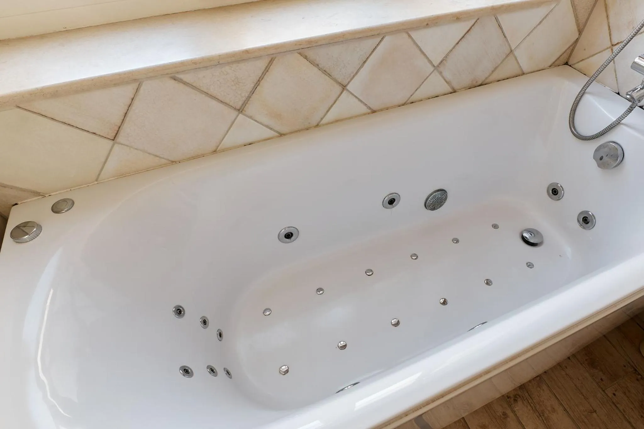 Hot Tub in Stabu Sēta Apartments