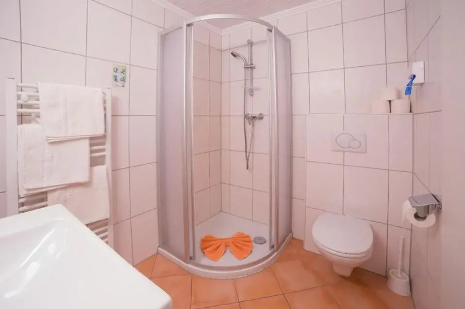 Bathroom in Hotel Neuwirt