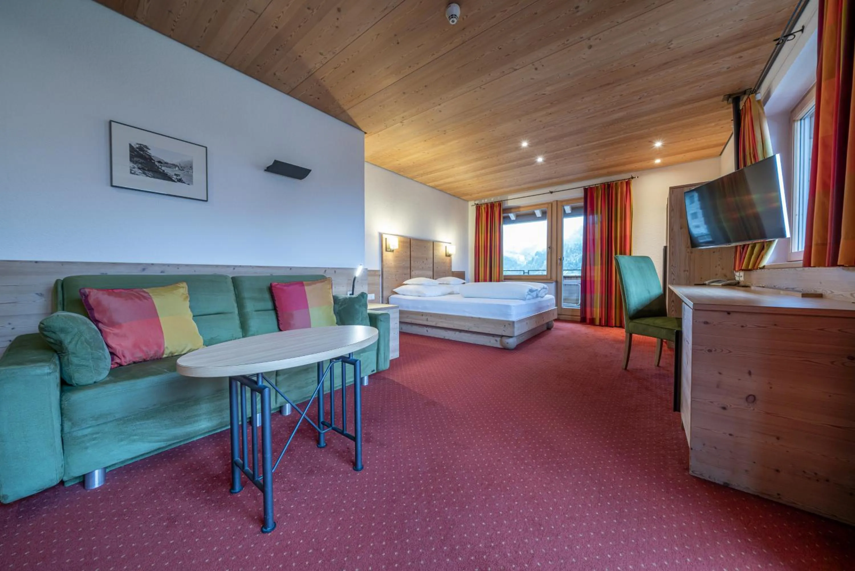 View (from property/room), Bed in Schönblick - Gurgl B&B