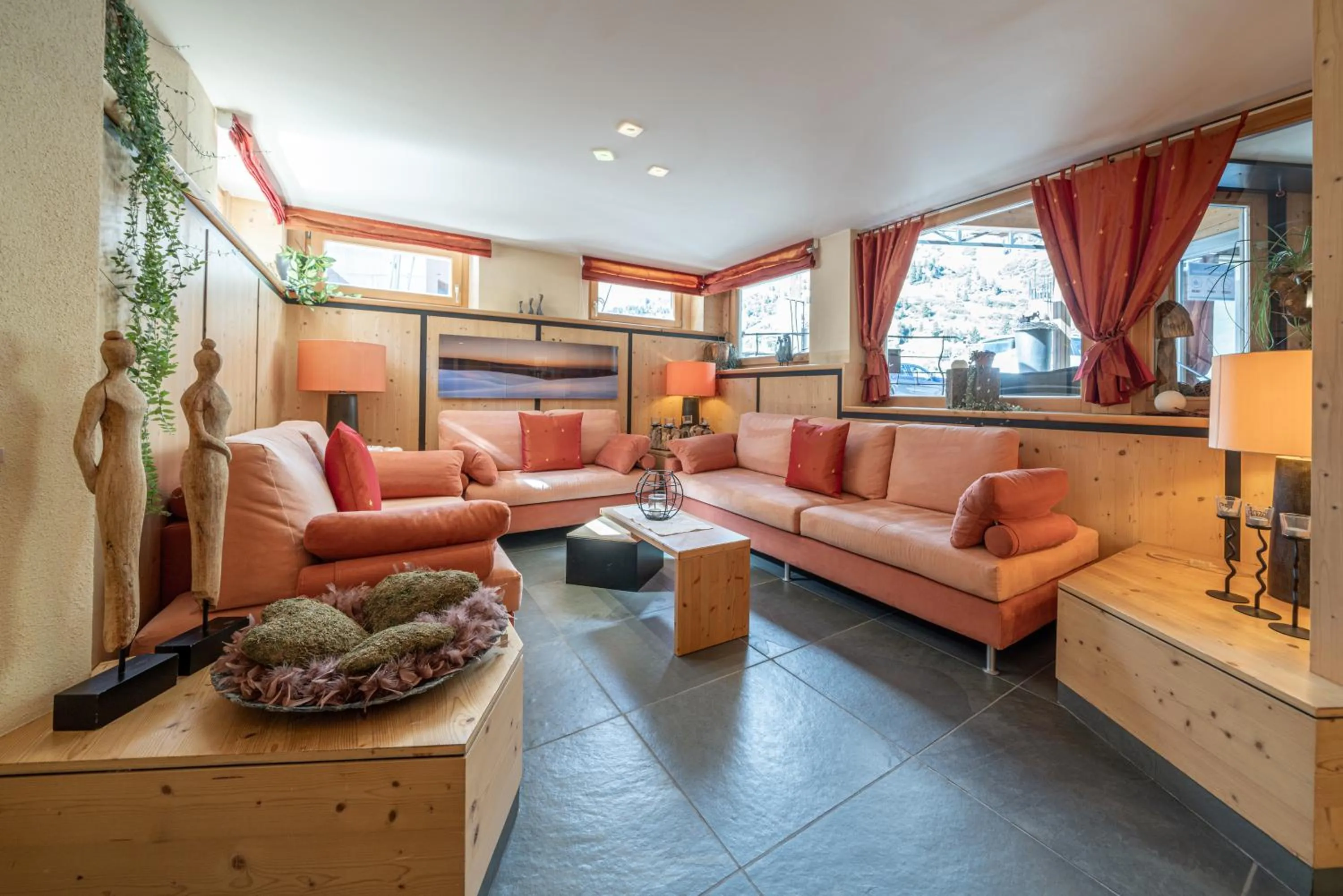 Seating area in Schönblick - Gurgl B&B