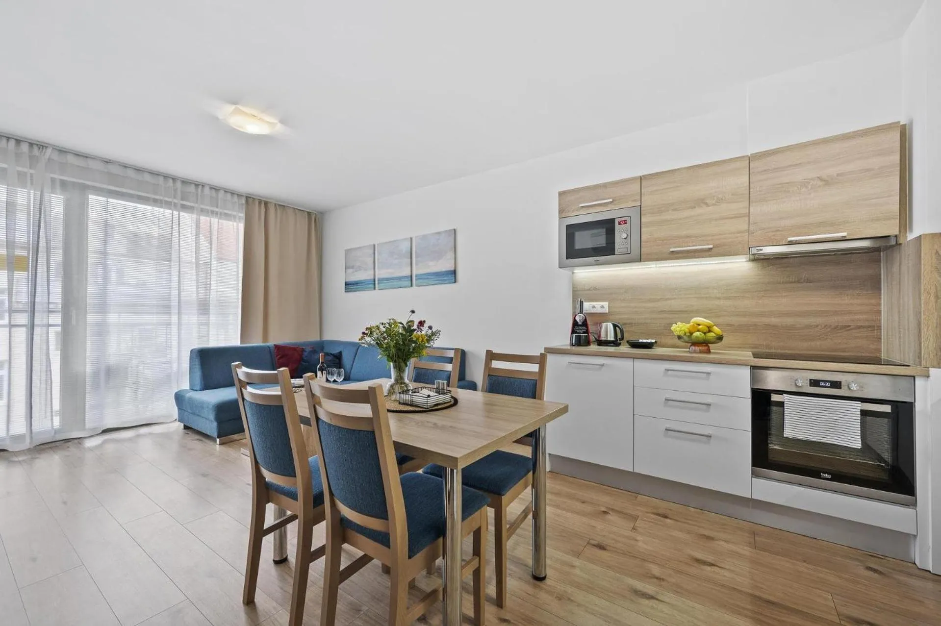 Kitchen or kitchenette in Apart Hotel VIRGO