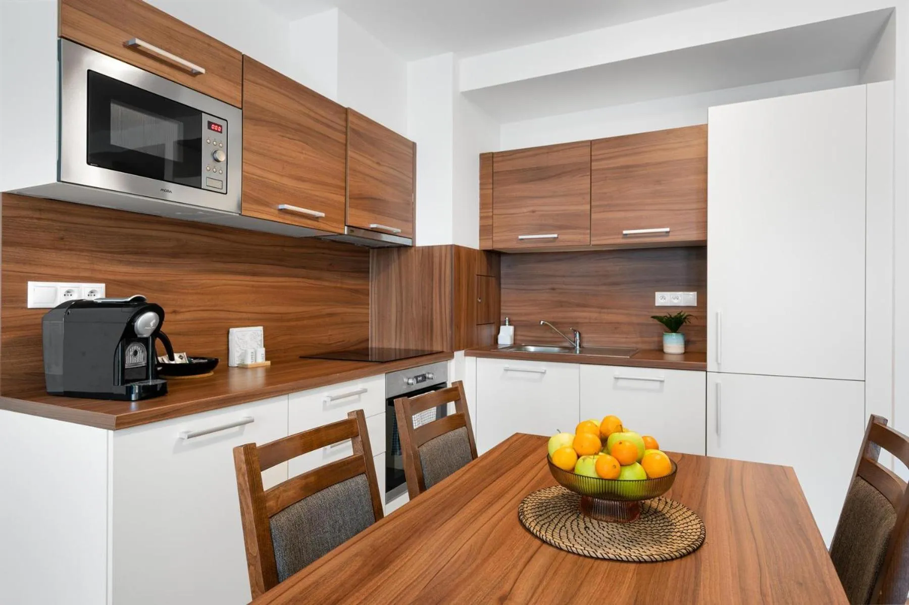 Kitchen or kitchenette in Apart Hotel VIRGO