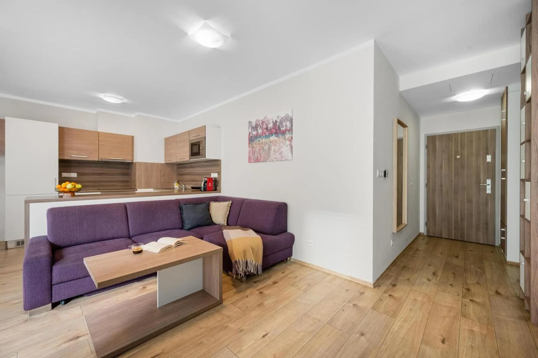 Kitchen or kitchenette in Apart Hotel VIRGO